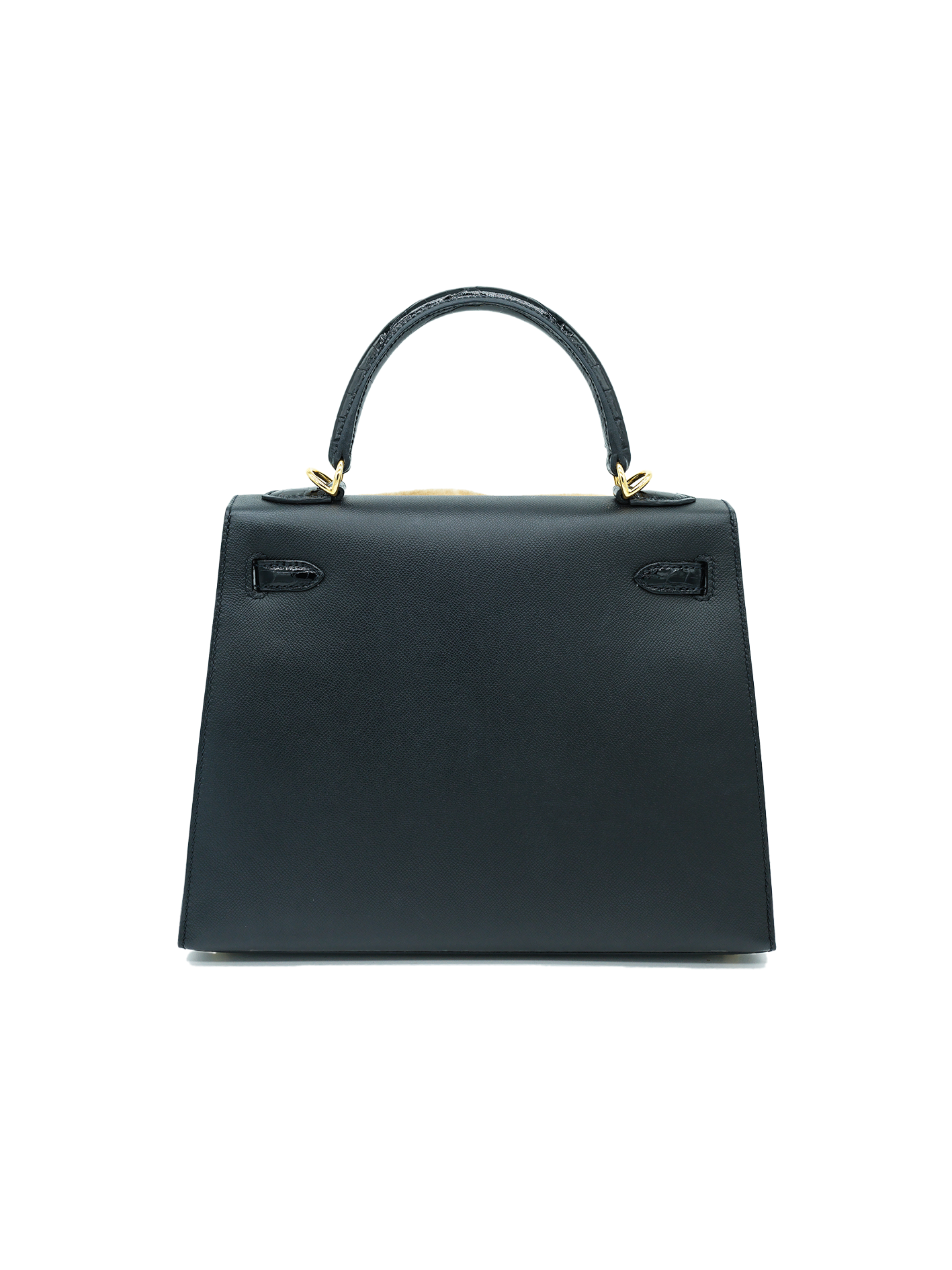 PRE-LOVED HERMÈS KELLY 25 TOUCH MADAM/ NILOTICUS CROCODILE BLACK GHW