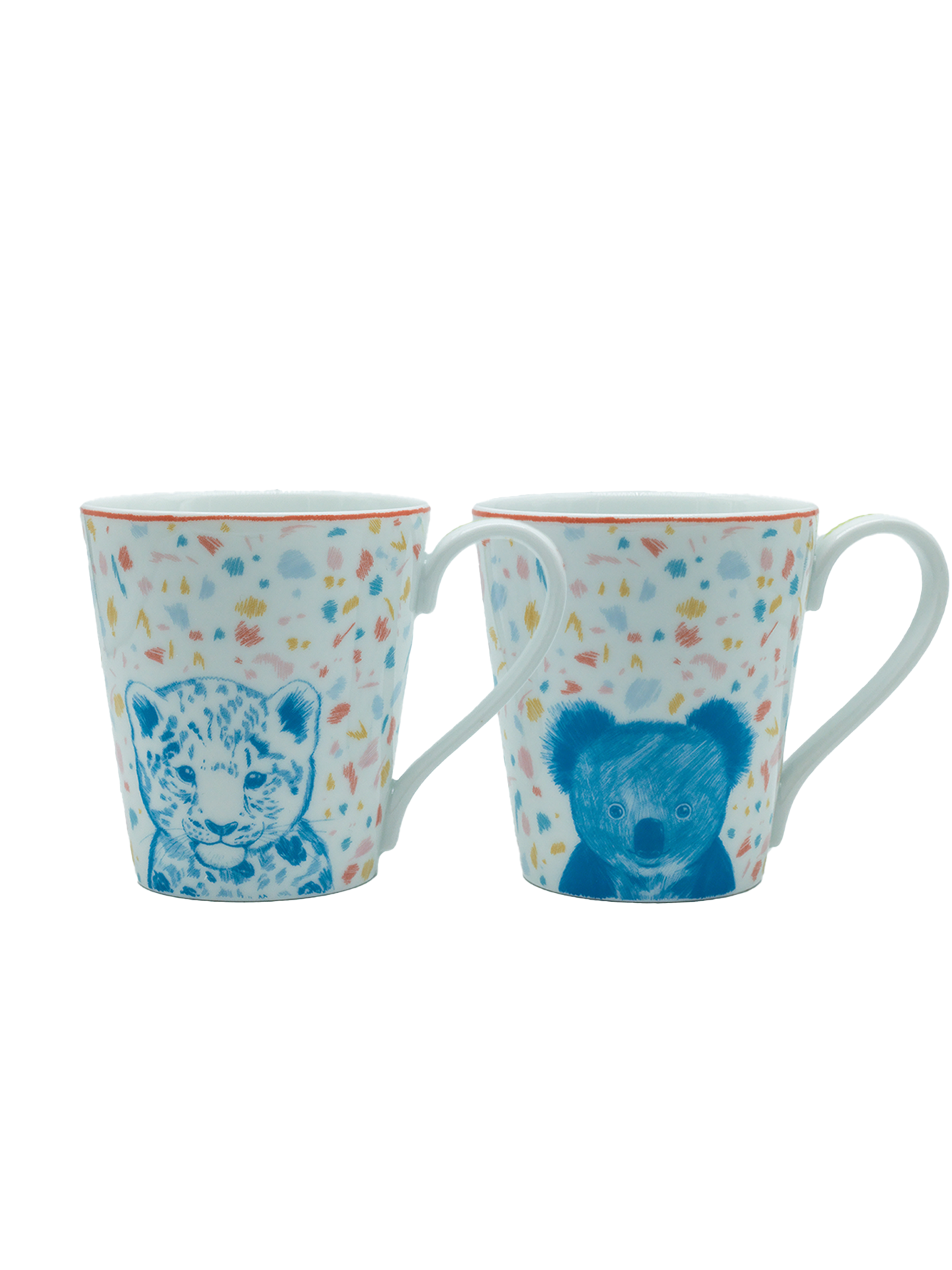 NEW HERMÈS PASSE-PASSE SET OF 2 MUGS