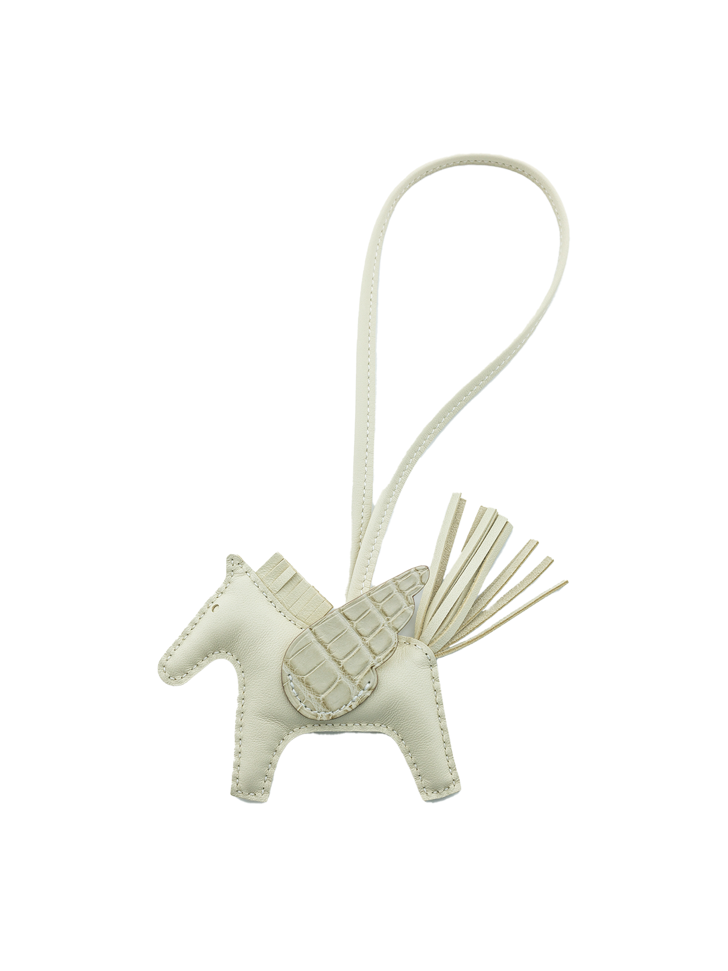 NEW HERMÈS RODEO PEGASE CHARM BETON ALLIGATOR CROCODILE/ SWIFT