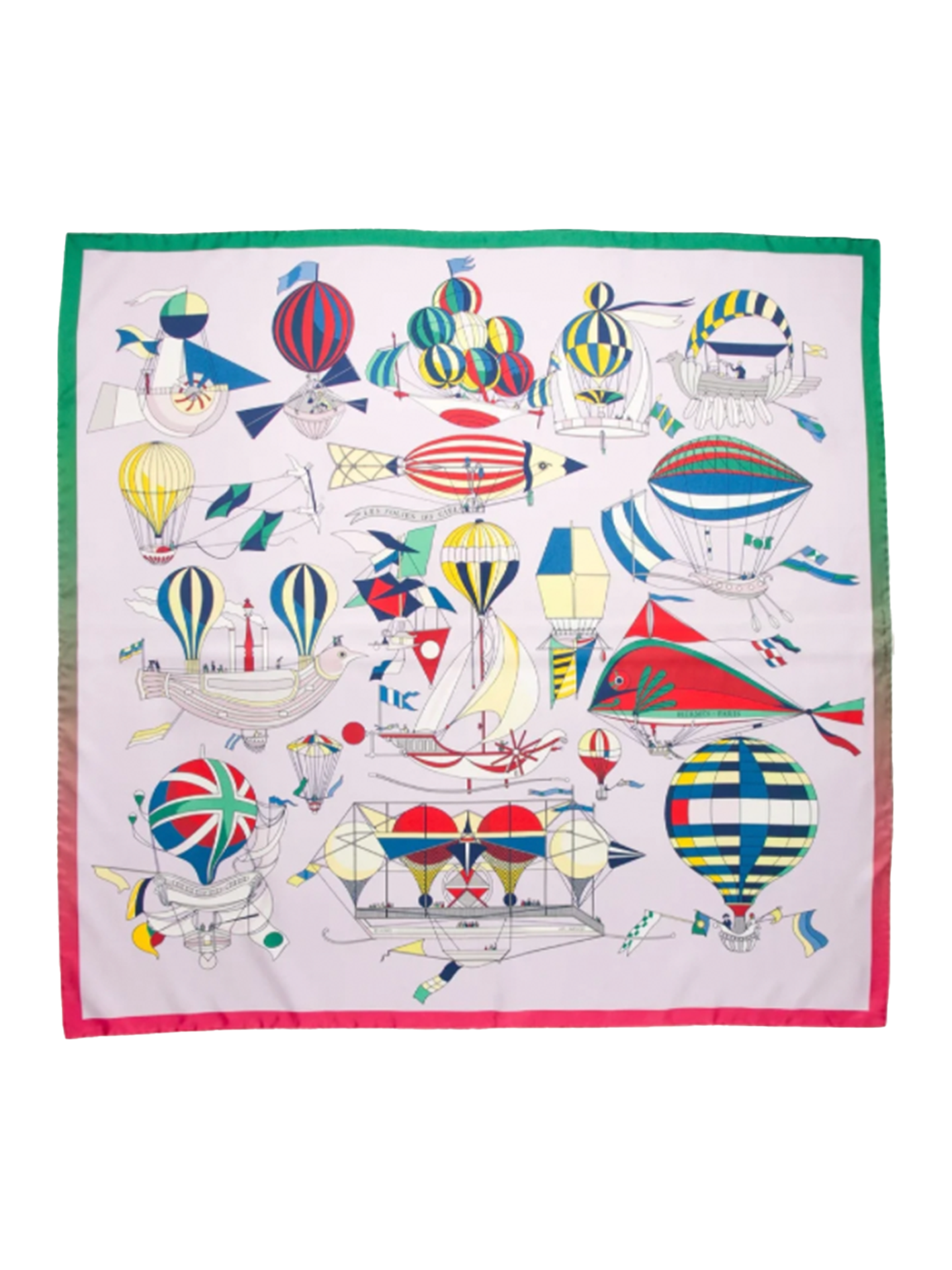 NEW HERMÈS CARRE SCARF DOUBLE FACE LES ROSE PALW 90 CM