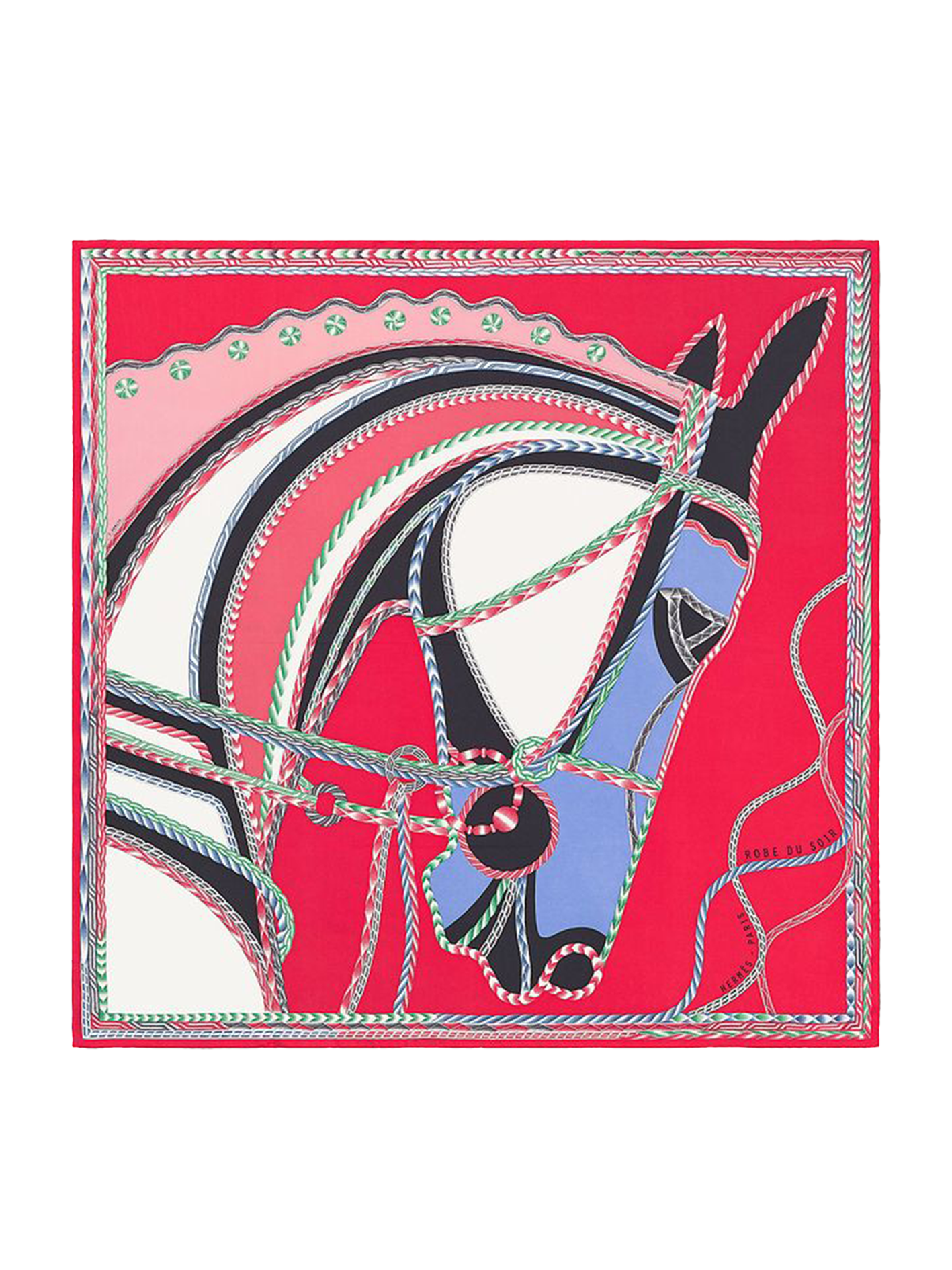NEW HERMÈS ROBE DU SOIR CARRES SCARF 90 CM