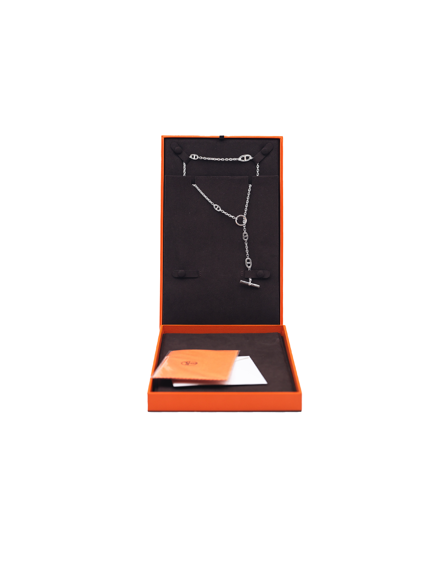 NEW ARANDOLE LONG NECKLACE PALLADIUM HARDWARE SIZE 120