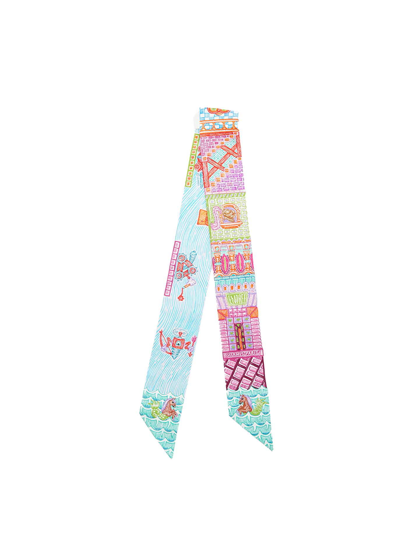 NEW HERMÈS SUPER SILK QUEST TWILLY