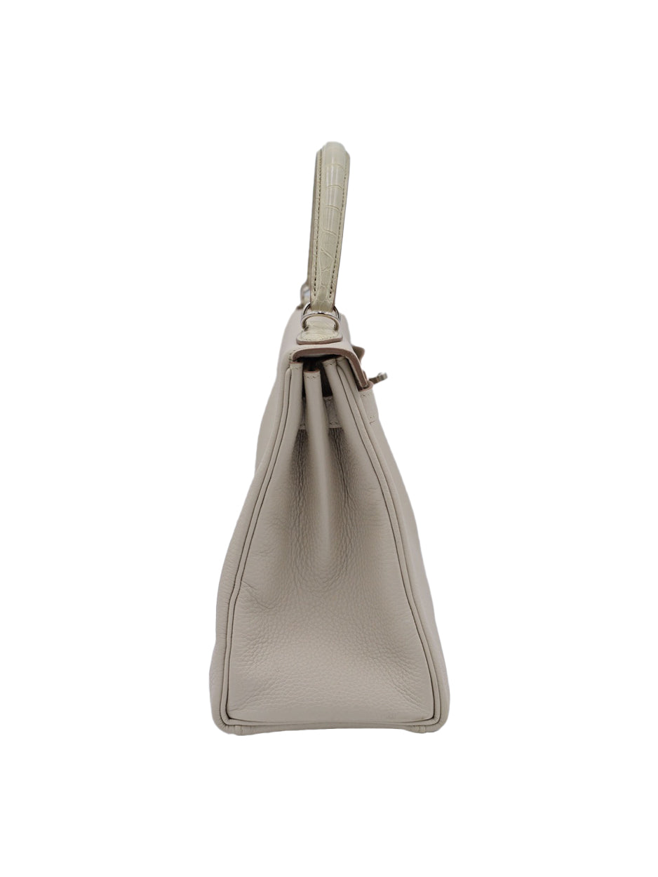 PRE-LOVED HERMES KELLY 28 TOUCH BETON PHW