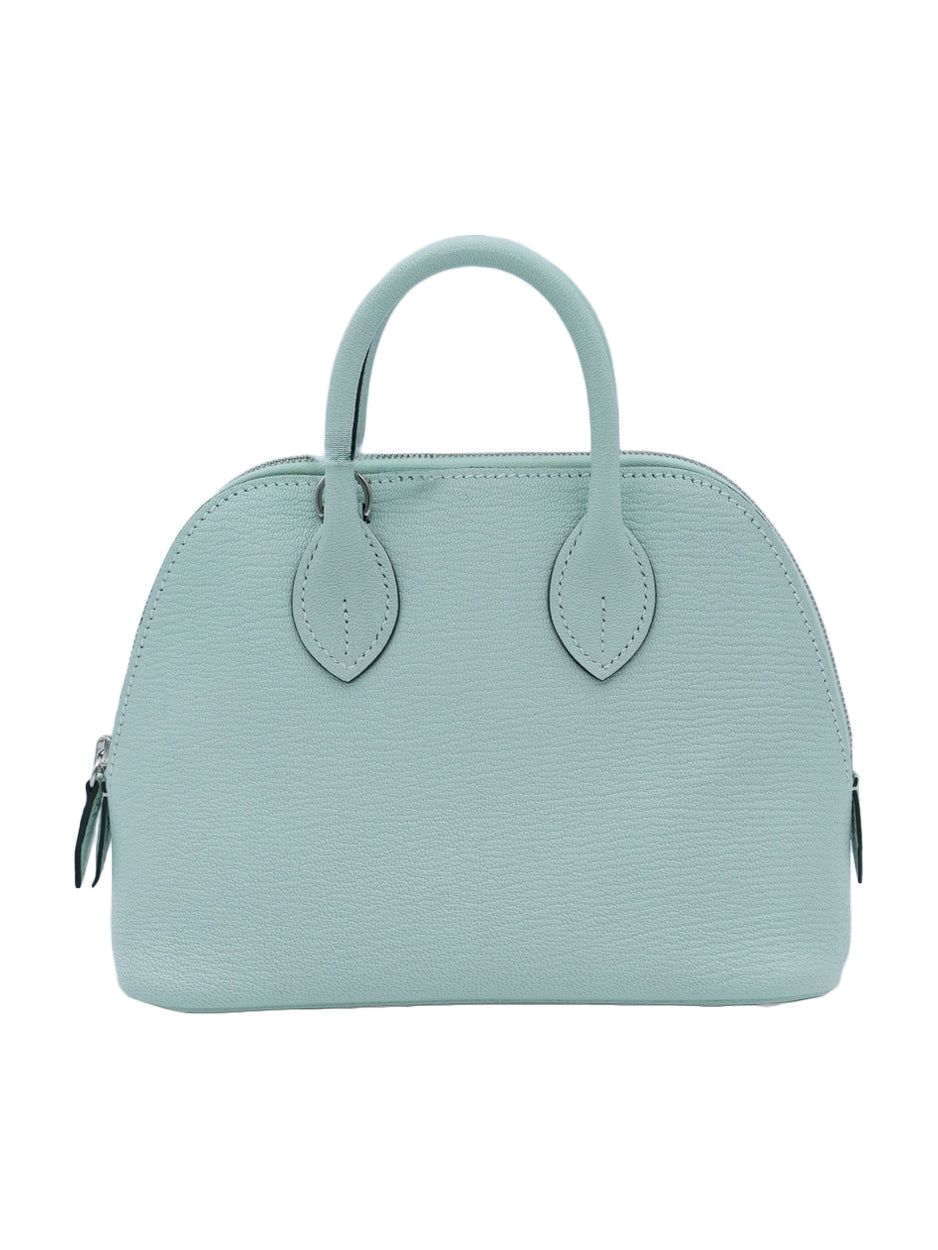 USED HERMES MINI BOLIDE MYSORE VERT FIZZ PHW