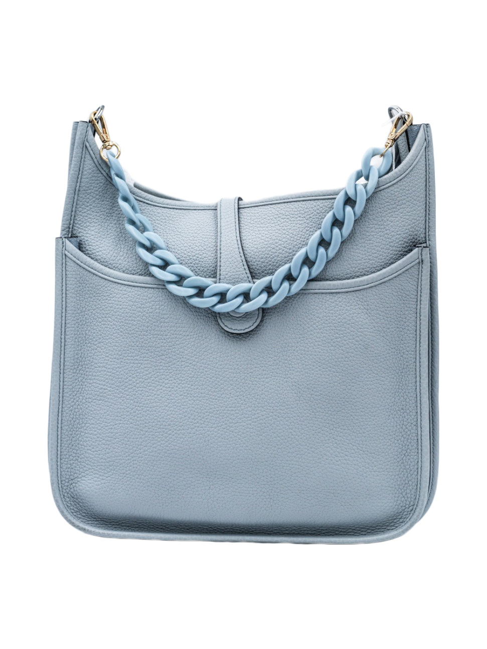 USED HERMES EVELYNE 29 TAURILLON CLEMENCE BLEU PALE PHW