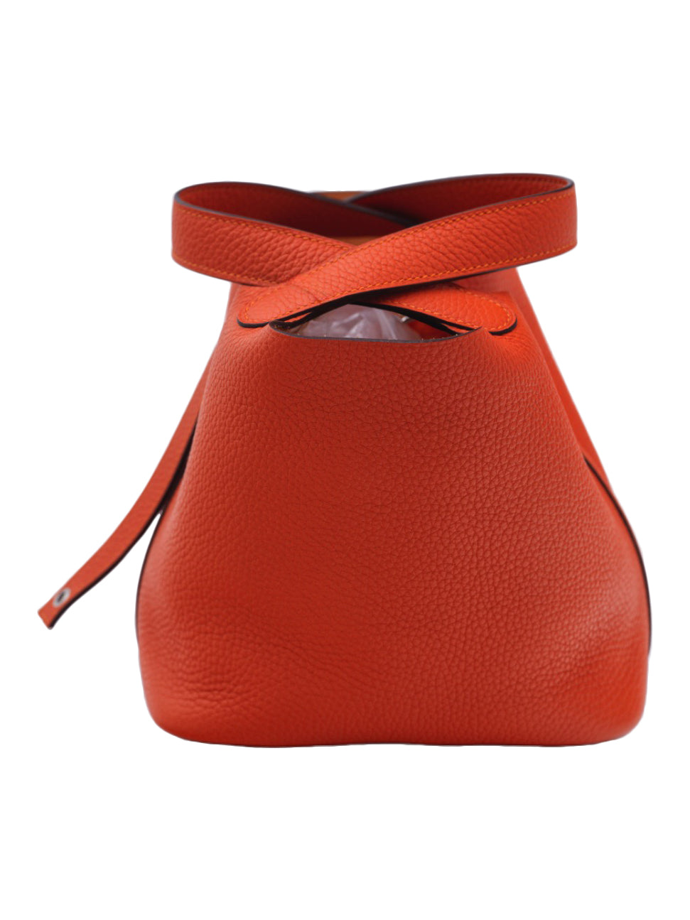 USED HERMES PICOTIN 18 TAURILLON CLEMENCE ORANGE PHW
