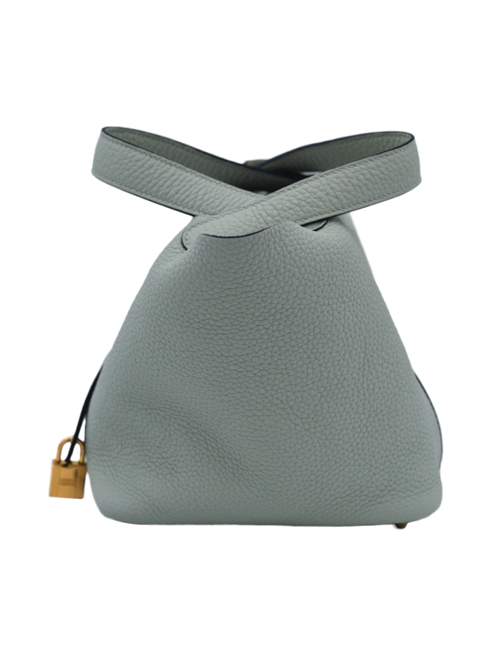 USED HERMES PICOTIN 18 TAURILLON CLEMENCE GRIS NEVE GHW