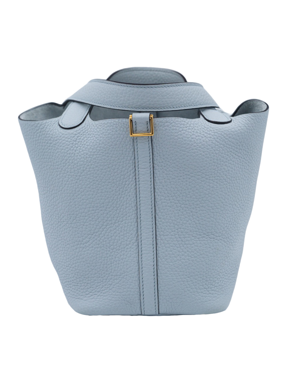 USED HERMES PICOTIN 18 TAURILLON CLEMENCE BLUE PALE GHW