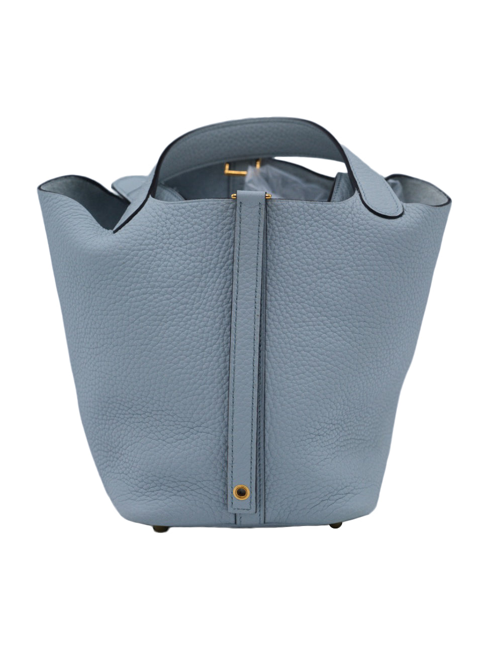 USED HERMES PICOTIN 18 TAURILLON CLEMENCE BLUE PALE GHW