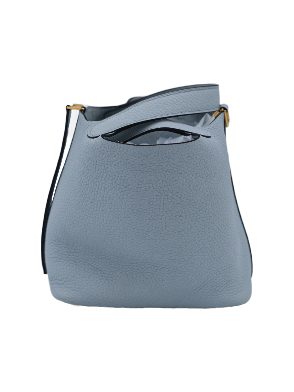 USED HERMES PICOTIN 18 TAURILLON CLEMENCE BLUE PALE GHW