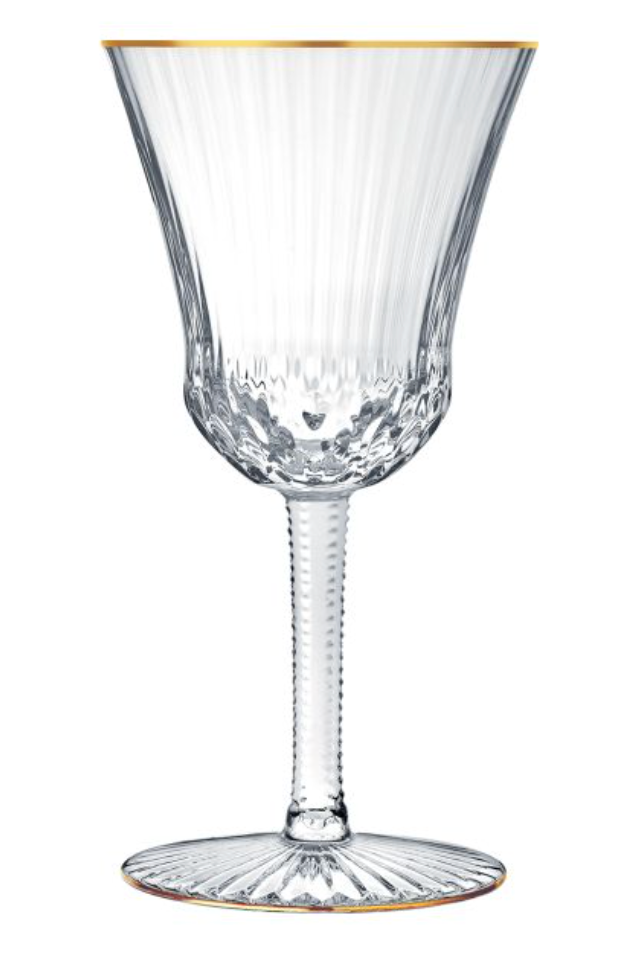 NEW HERMÈS APOLLO GOLD WINE GLASS