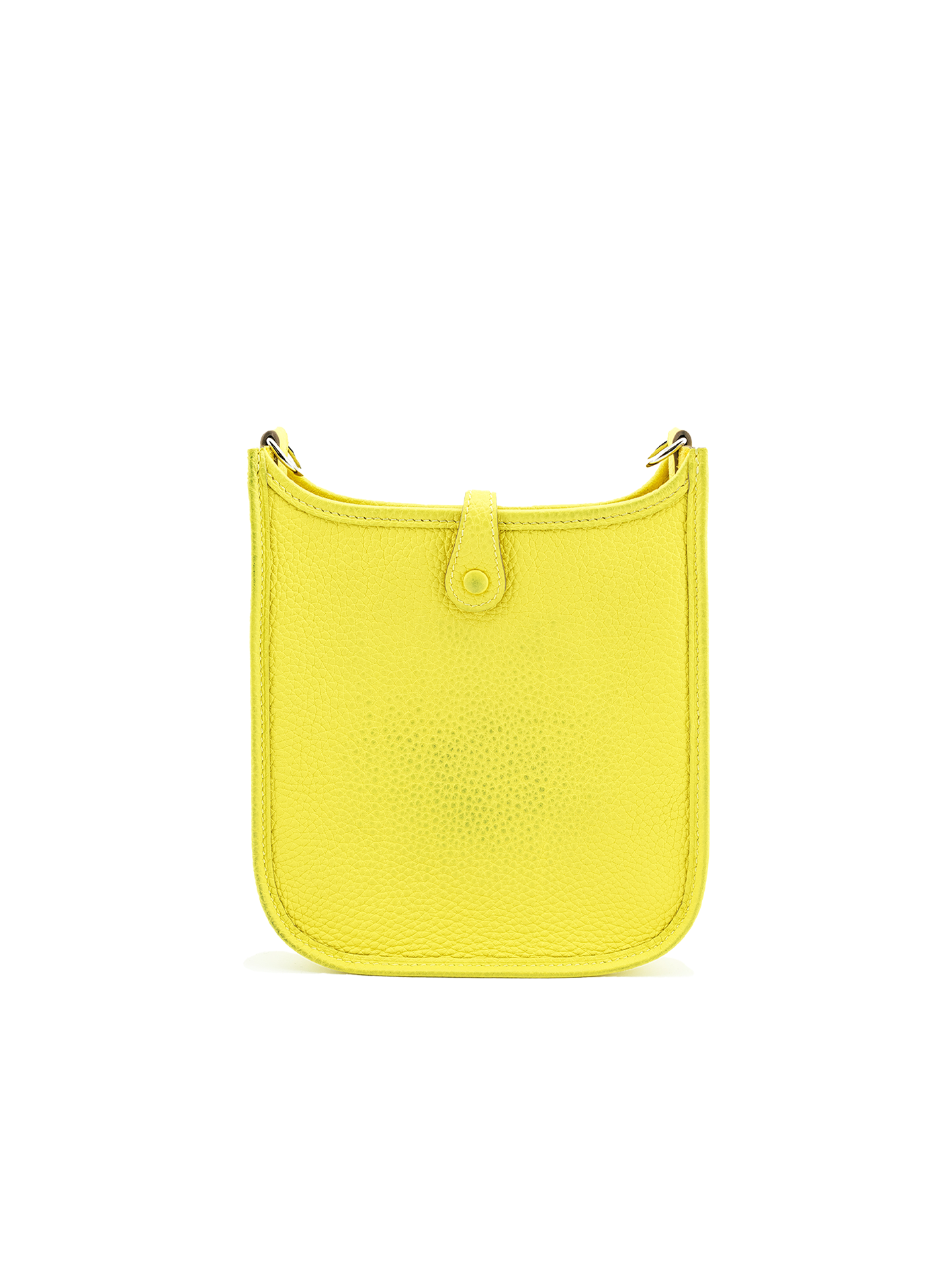 PRE-LOVED HERMÈS MINI EVELYNE TAURILLON CLEMENCE LIME PHW