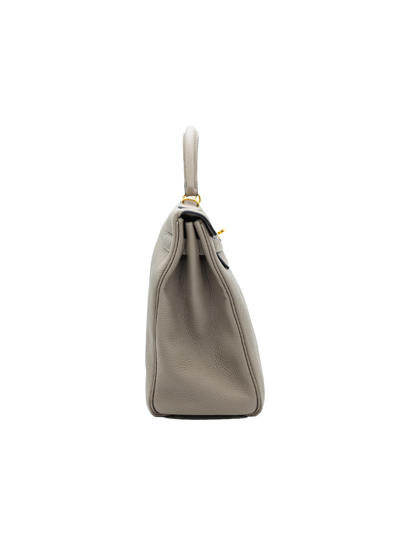 PRE-LOVED HERMÈS KELLY 32 TOGO GRIS ASPHALTE GHW