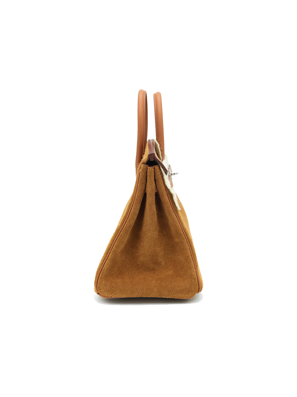 NEW HERMÈS BIRKIN 25 SUEDE/ SWIFT GOLD PHW
