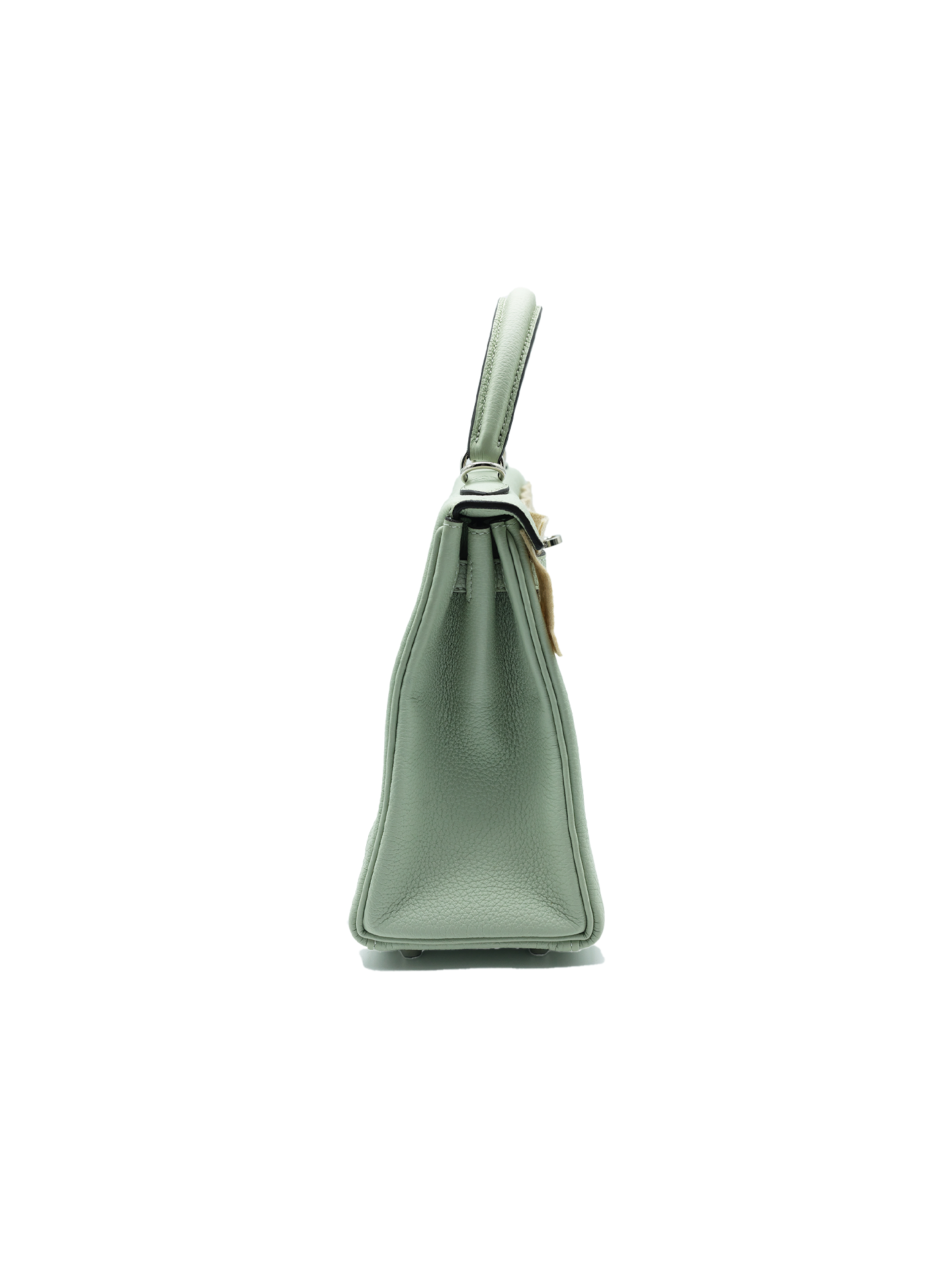 PRE-LOVED HERMES KELLY 25 TOGO GRIS NEVE PHW