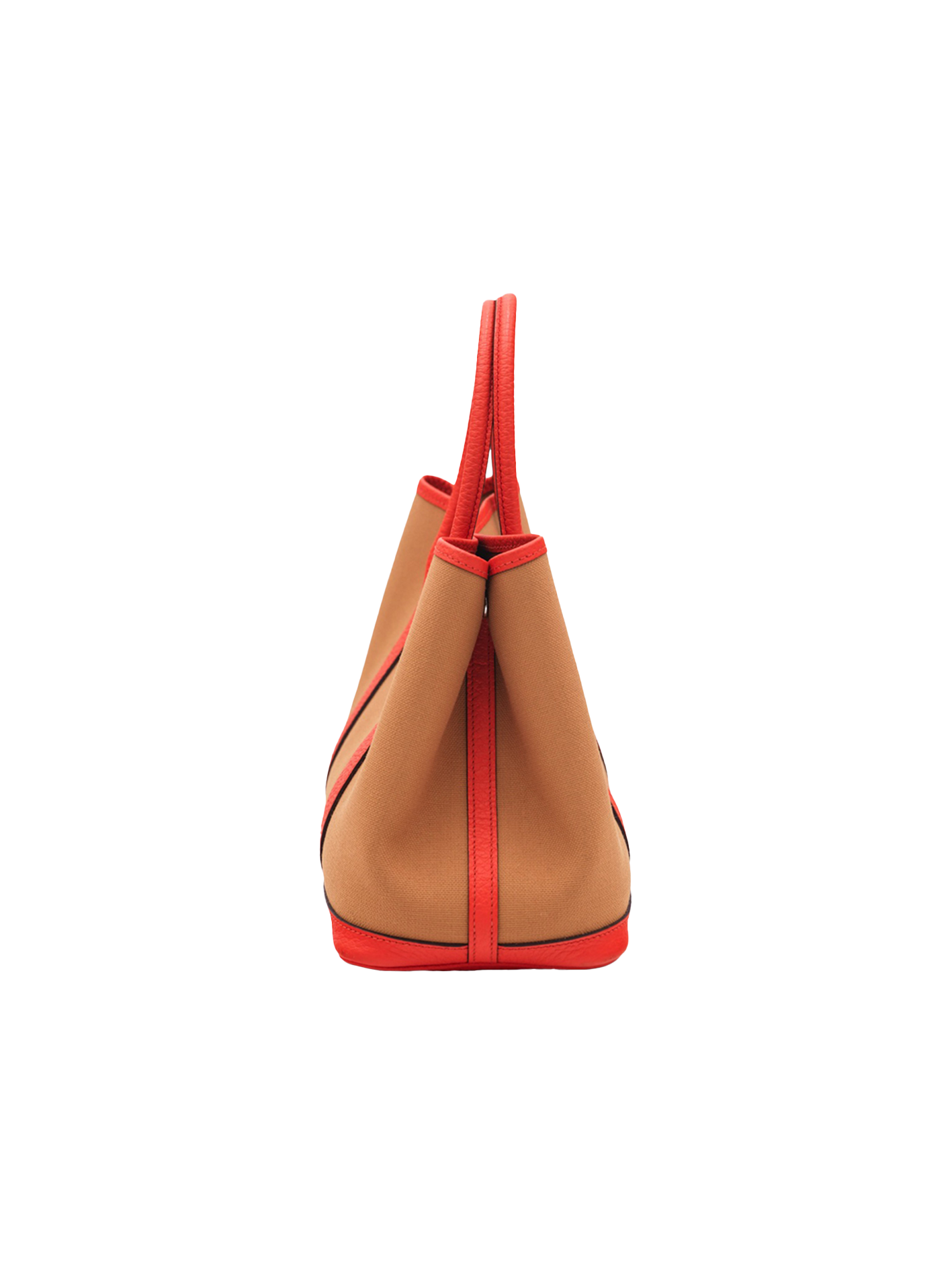 PRE-LOVED HERMÈS GARDEN PARTY 30 ORANGE W/ TOILE PHW