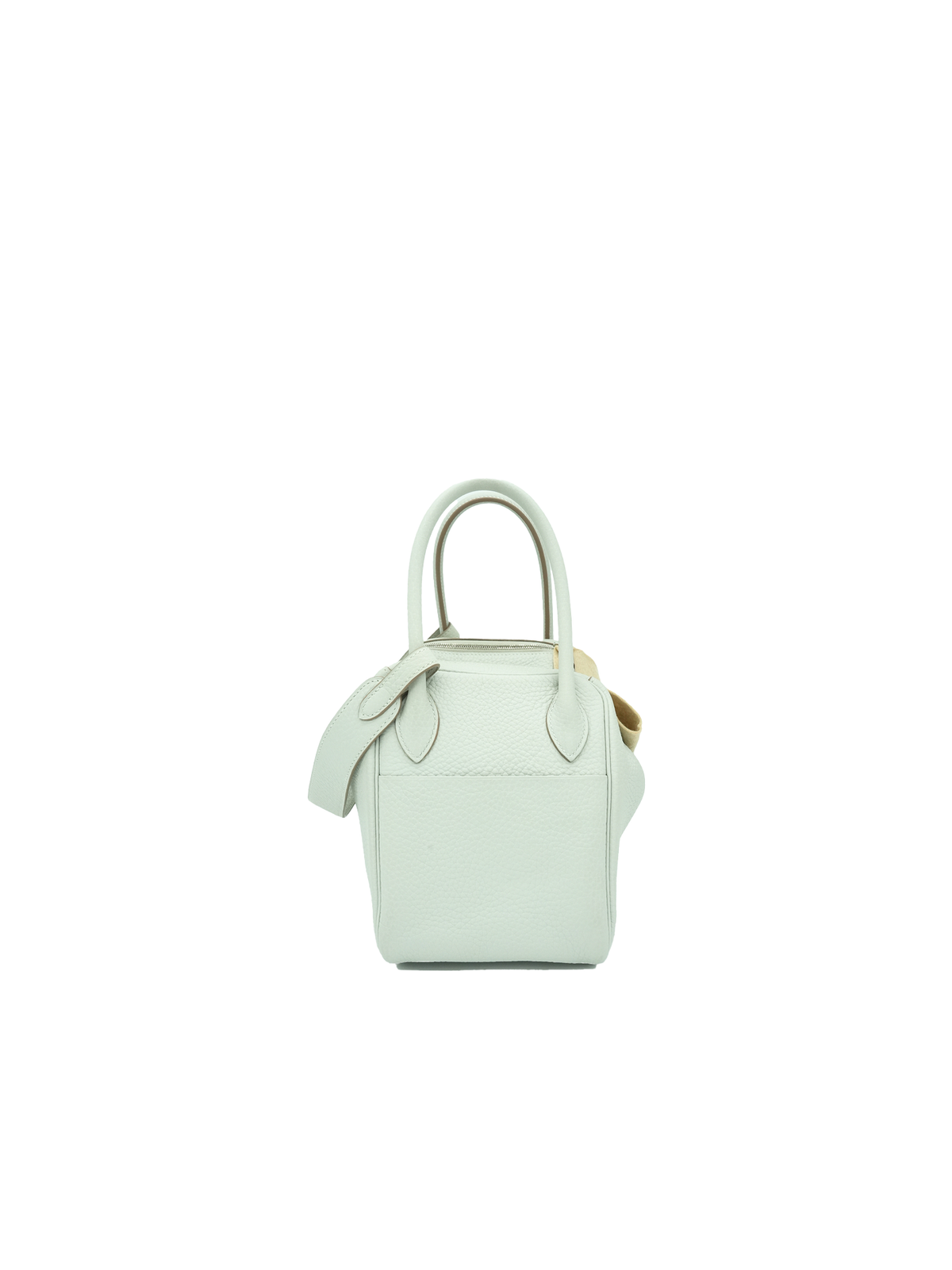 PRE-LOVED HERMÈS LINDY 26 TAURILLON CLEMENCE GRIS PERLE PHW