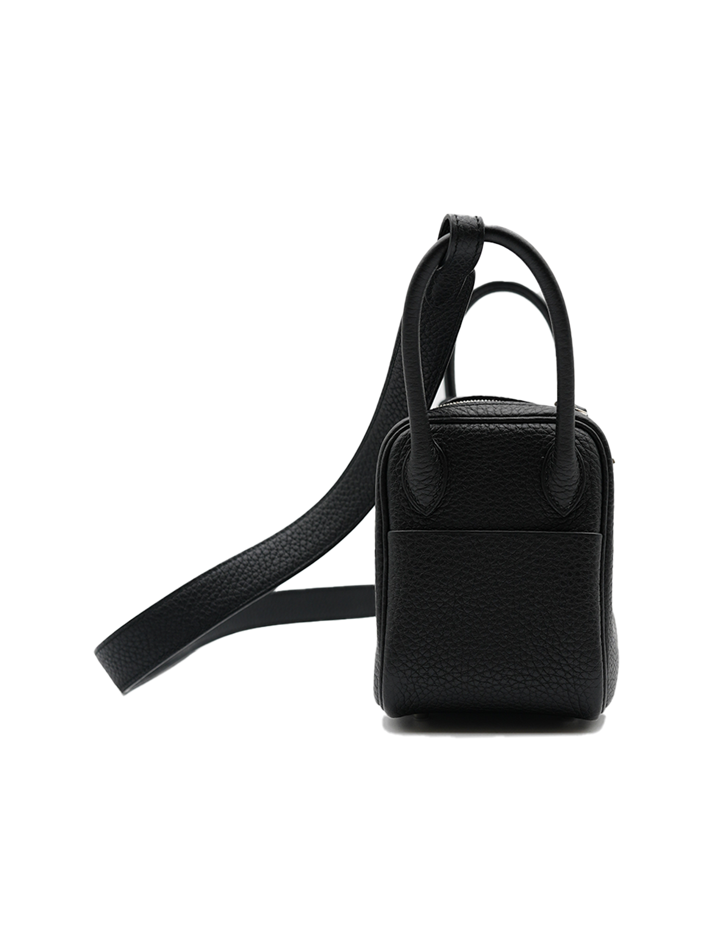 USED HERMES MINI LINDY TAURILLON CLEMENCE BLACK PHW