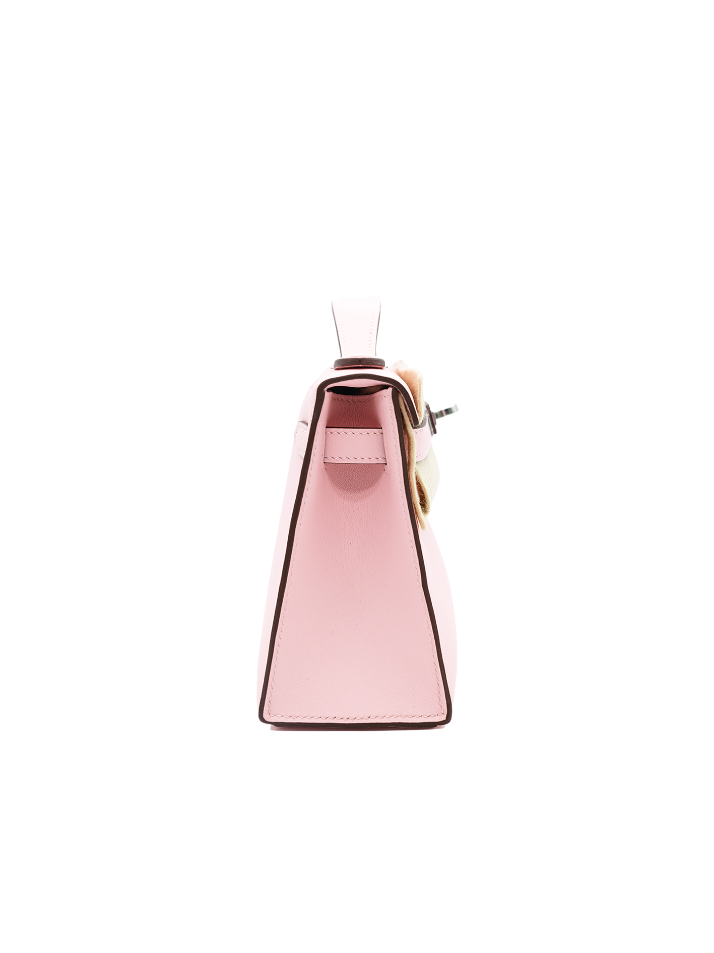 NEW HERMÈS KELLY POCHETTE SWIFT ROSE SAKURA PHW