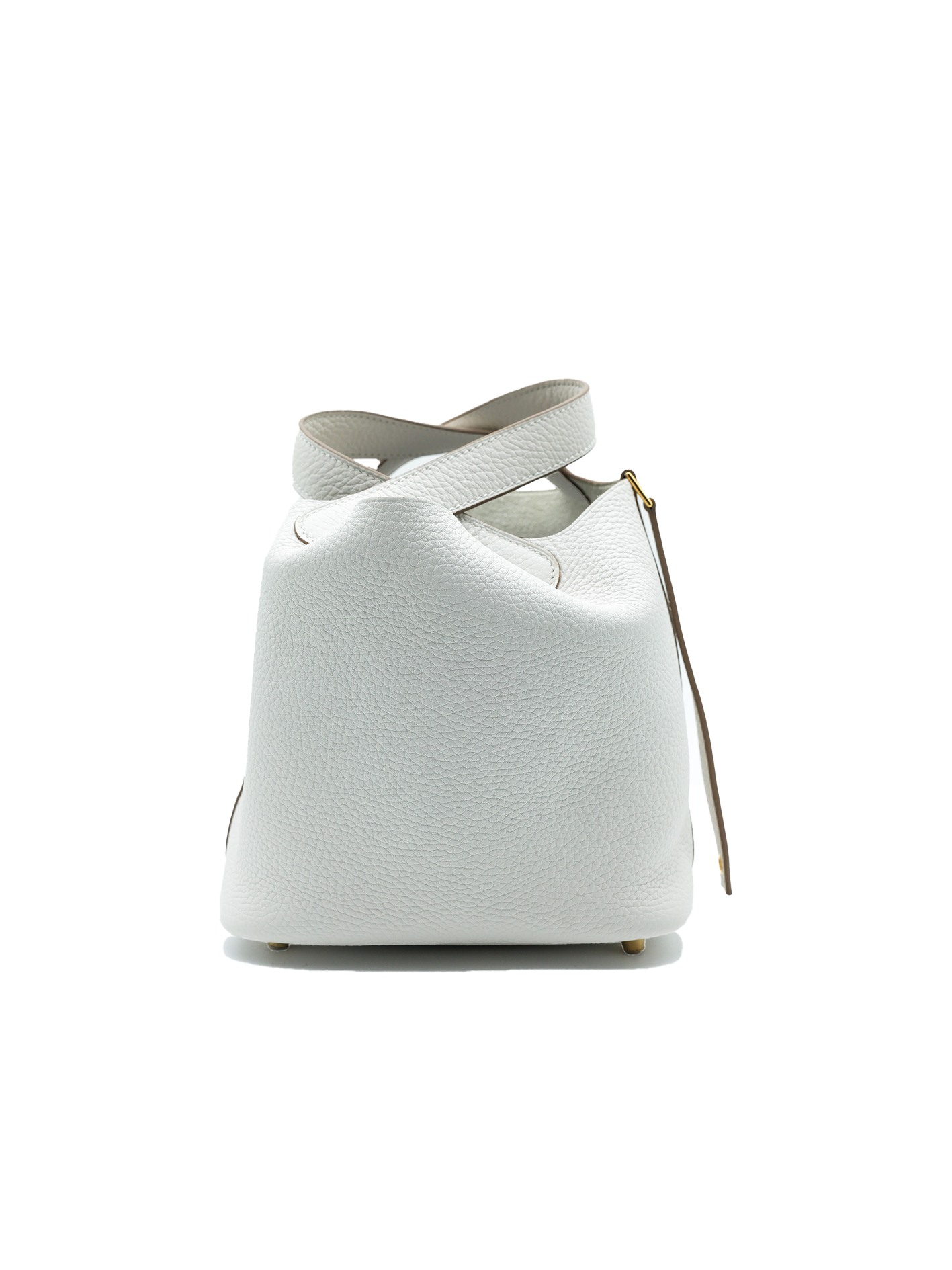 NEW HERMÈS PICOTIN 18 TAURILLON CLEMENCE NEW WHITE GHW