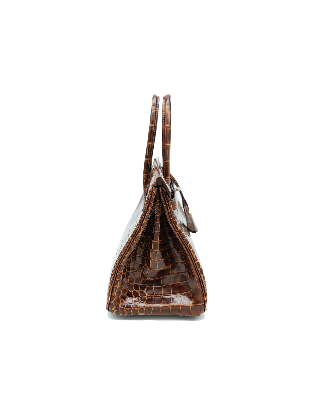 PRE-LOVED HERMÈS BIRKIN 30 POROSUS CROCODILE MIEL LISSE PHW