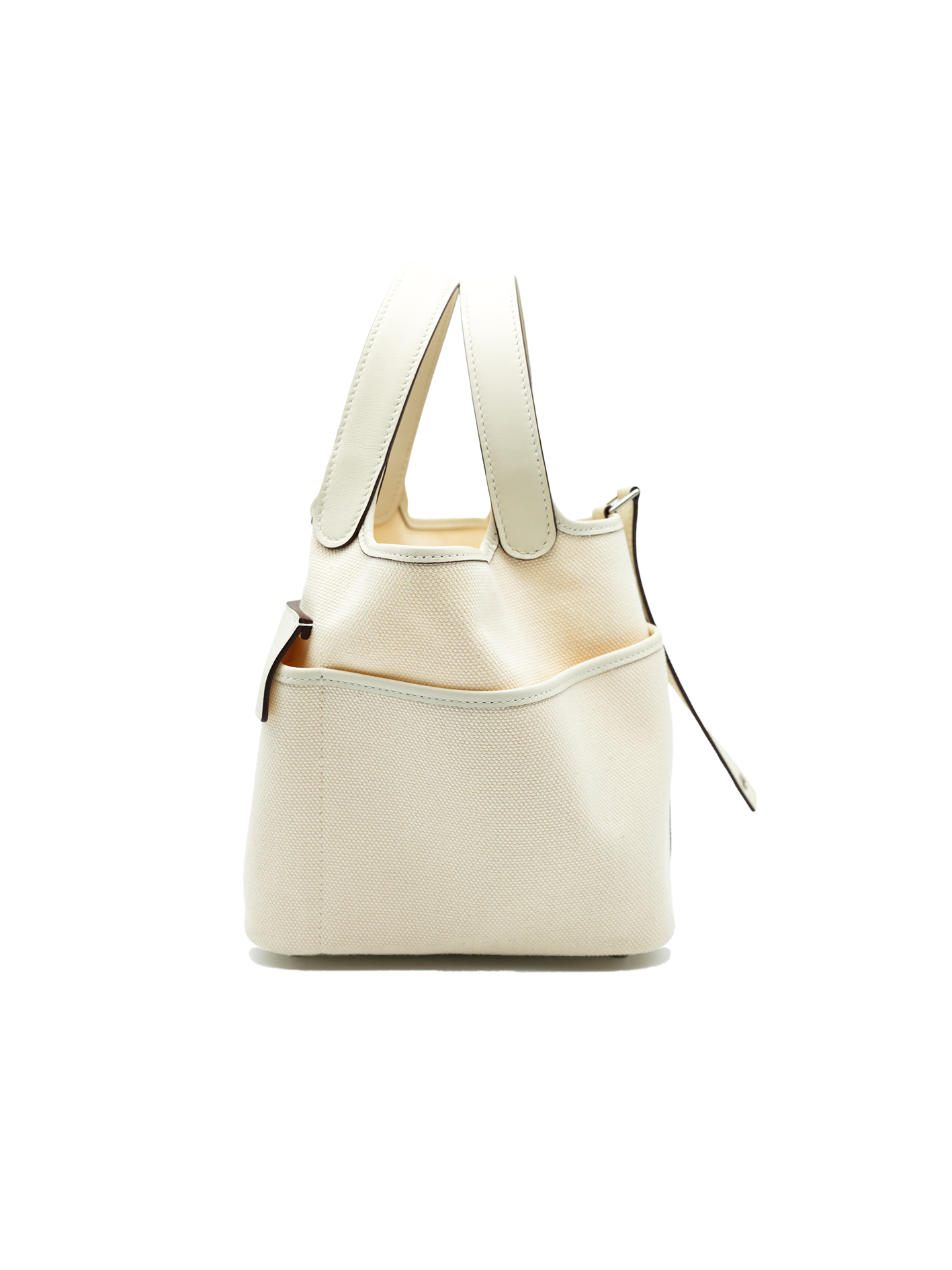 PRE-LOVED HERMÈS PICOTIN 18 CARGO SWIFT/ TOILE NATA PHW