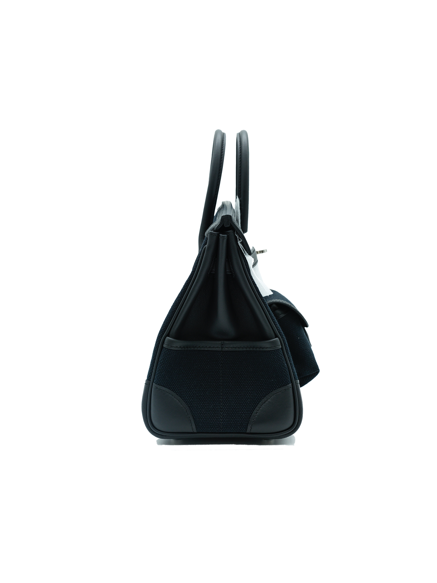 NEW HERMÈS BIRKIN 25 CARGO TOILE BLACK PHW