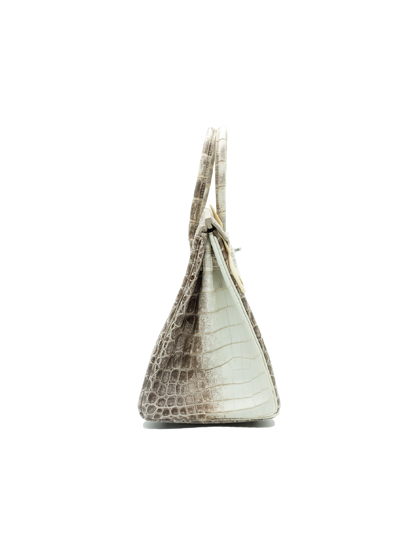 NEW HERMÈS BIRKIN 30 HIMALAYA MATTE NILOTICUS CROCODILE BLANC PHW