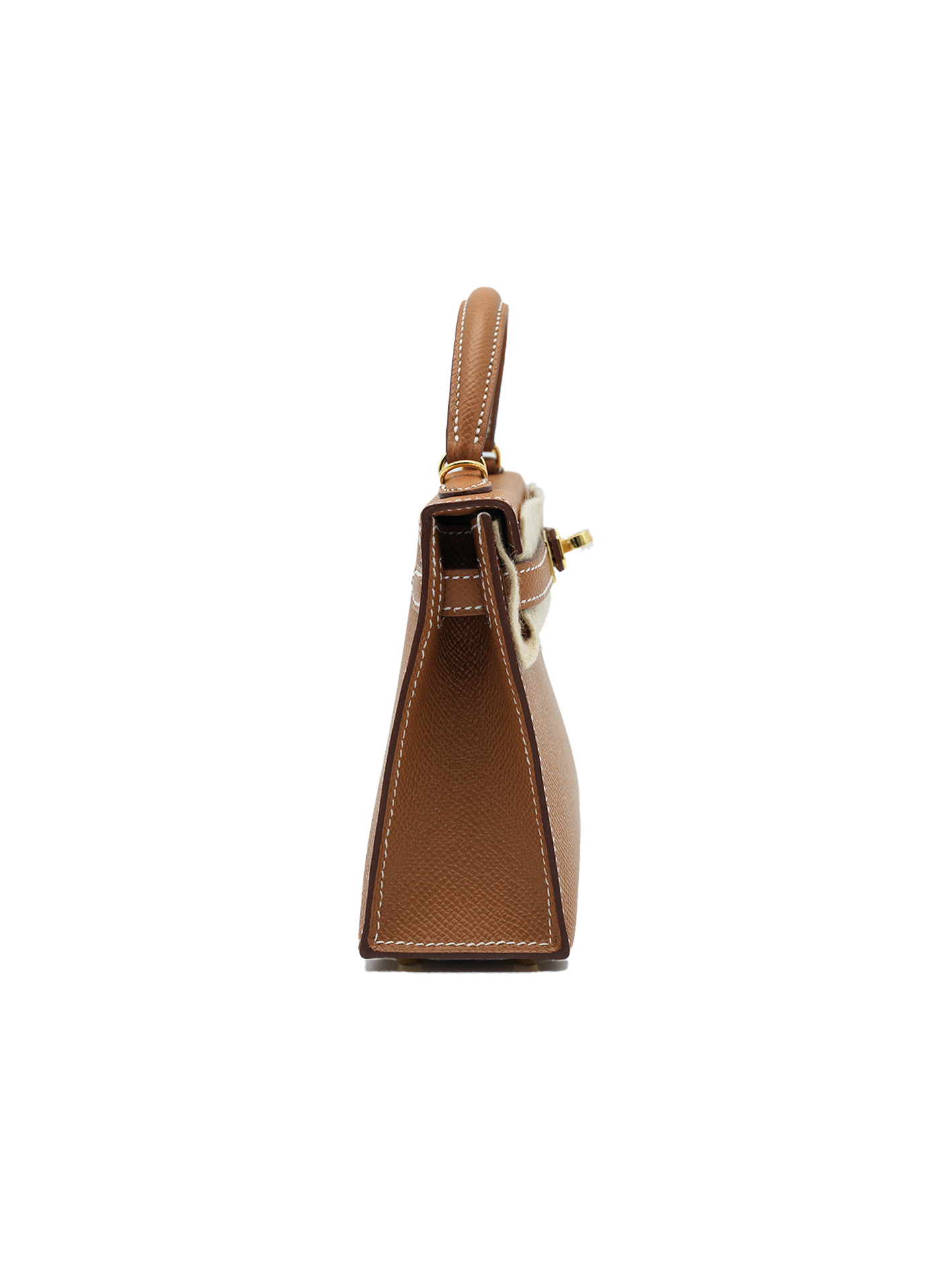 NEW HERMÈS MINI KELLY II EPSOM GOLD GHW
