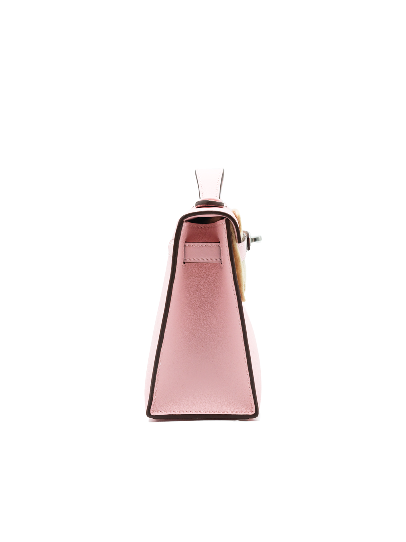 NEW HERMÈS KELLY POCHETTE SWIFT ROSE SAKURA PHW