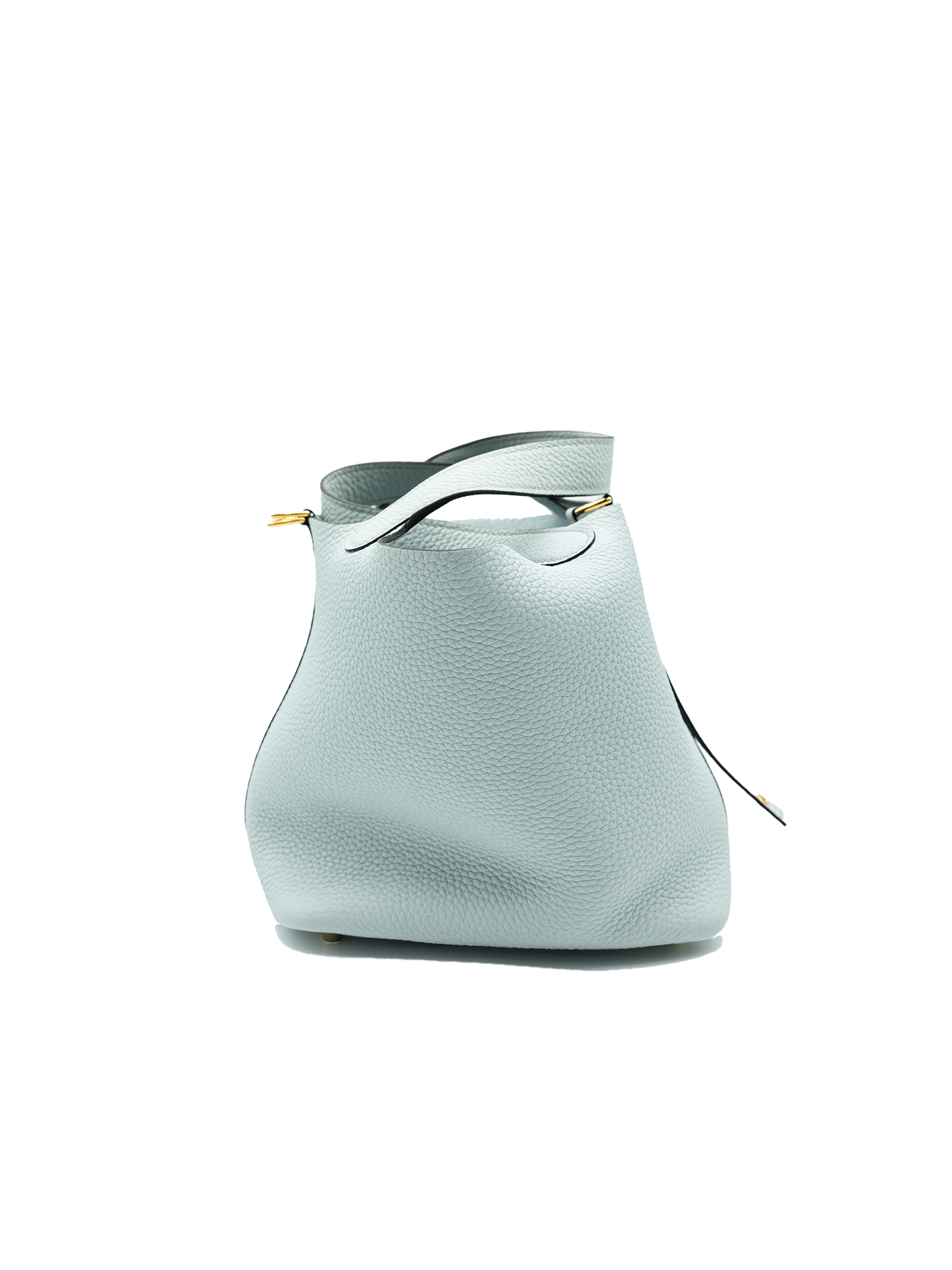 PRE-LOVED HERMES PICOTIN 18 TAURILLON CLEMENCE BLUE PALE GHW