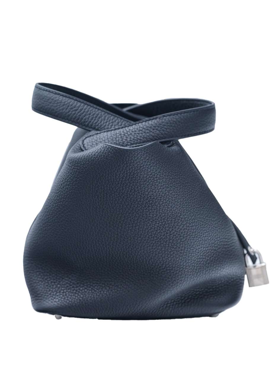 USED HERMES PICOTIN 18 TAURILLON CLEMENCE BLACK PHW