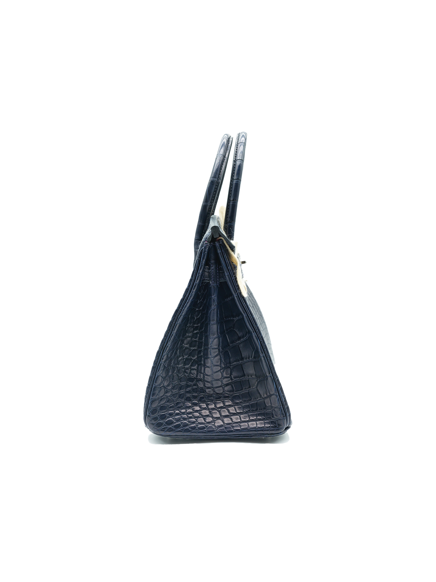 PRE-LOVED HERMÈS BIRKIN 30 ALLIGATOR CROCODILE BLEU PROFOND PHW