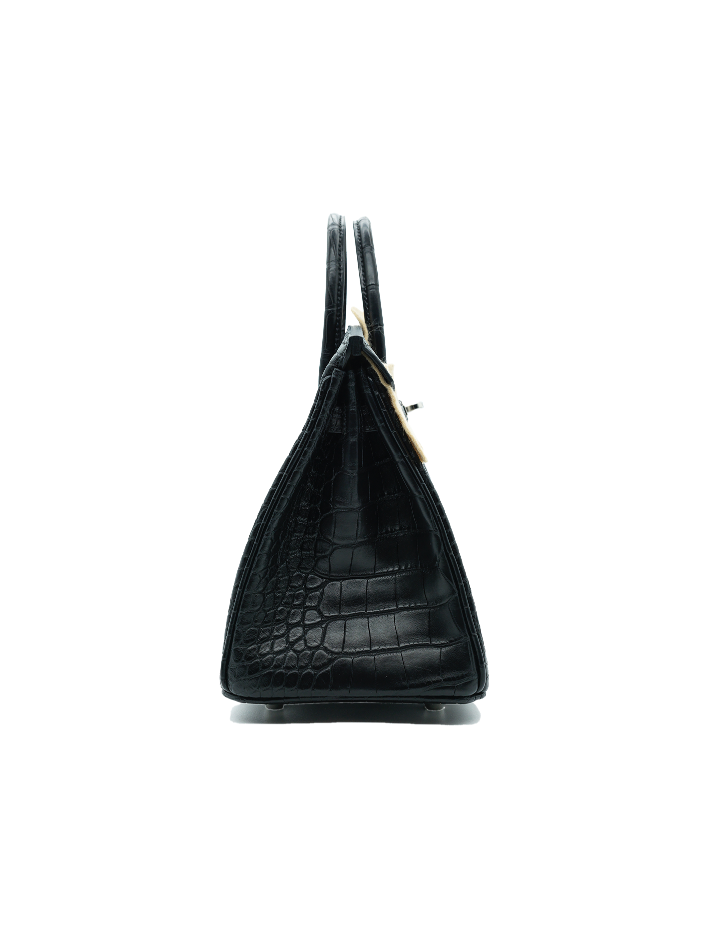 PRE-LOVED HERMÈS BIRKIN 25 ALLIGATOR CROCODILE BLACK PHW