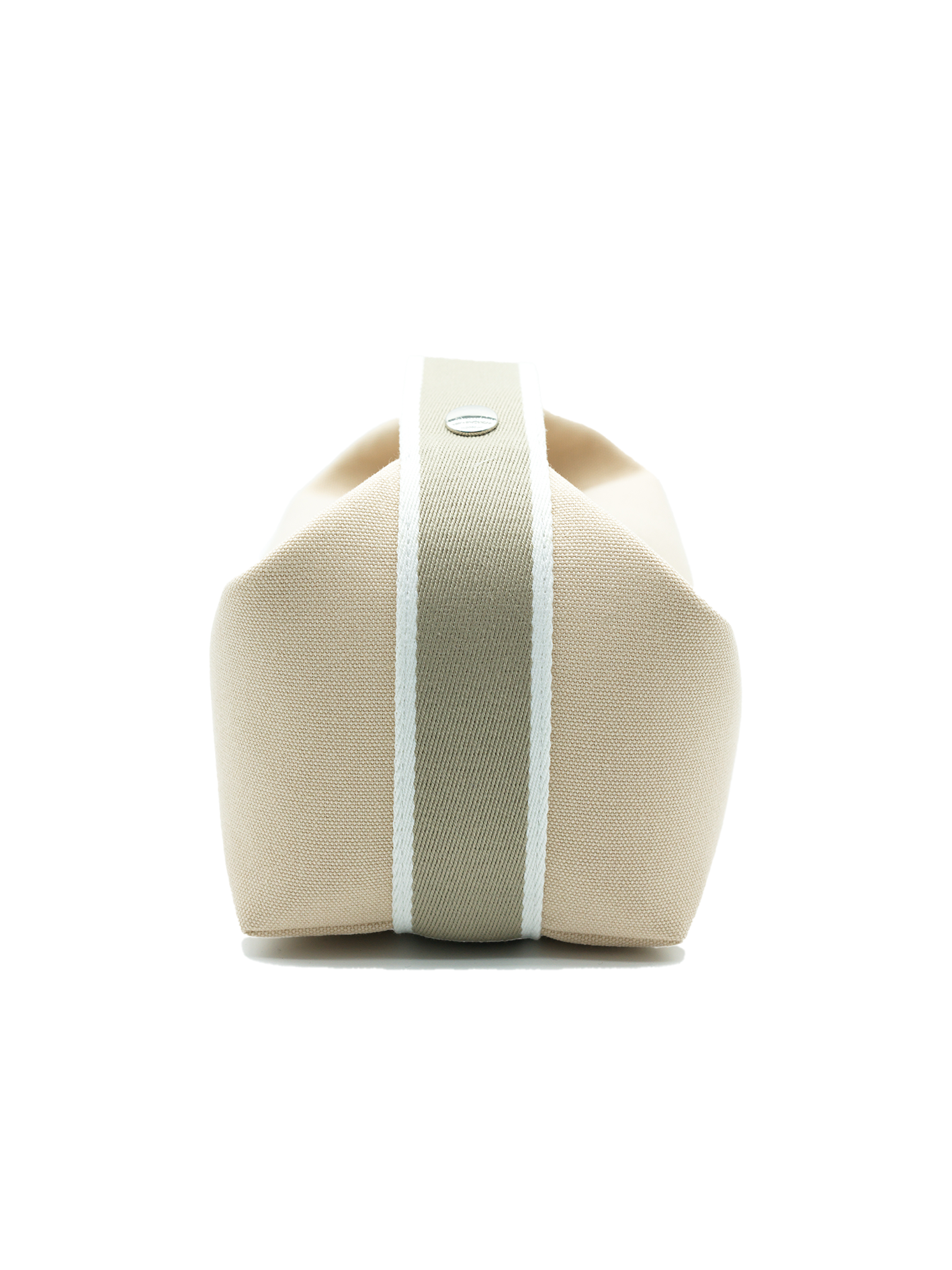 NEW HERMÈS BRIDE-A-BRAC CASE SMALL MODEL TOILE NATURAL PHW
