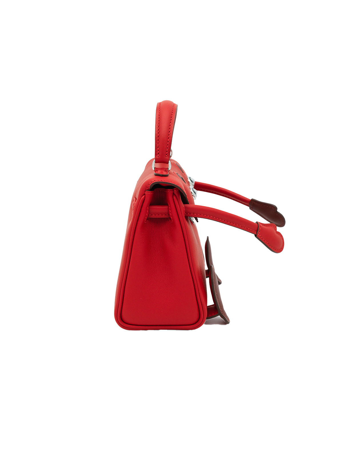 NEW HERMÈS QUELLE IDOLE KELLY DOLL SWIFT ROUGE RADIEUX/ ROUGE H PHW
