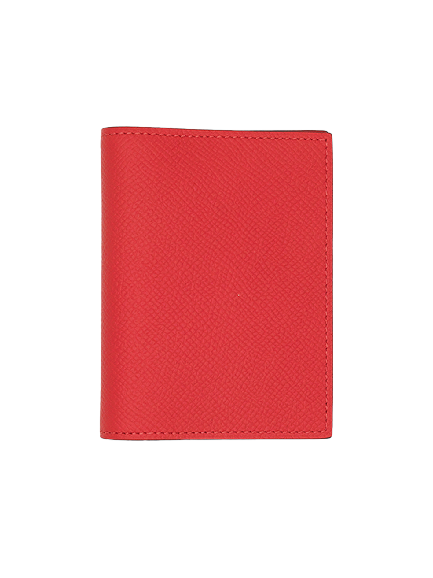 NEW HERMÈS DOADO CARD HOLDER EPSOM CAPUCINE PHW