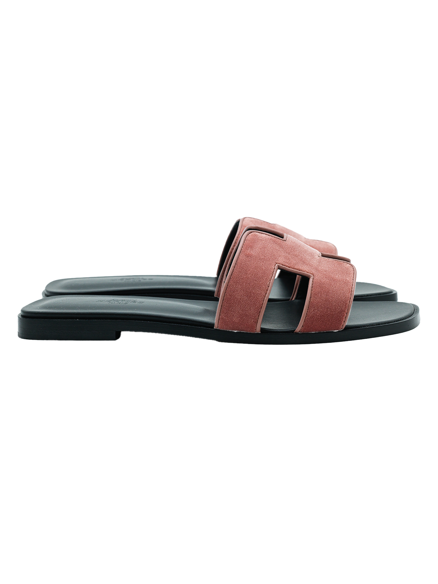 NEW HERMÈS ORAN SANDAL BOIS DE ROSE