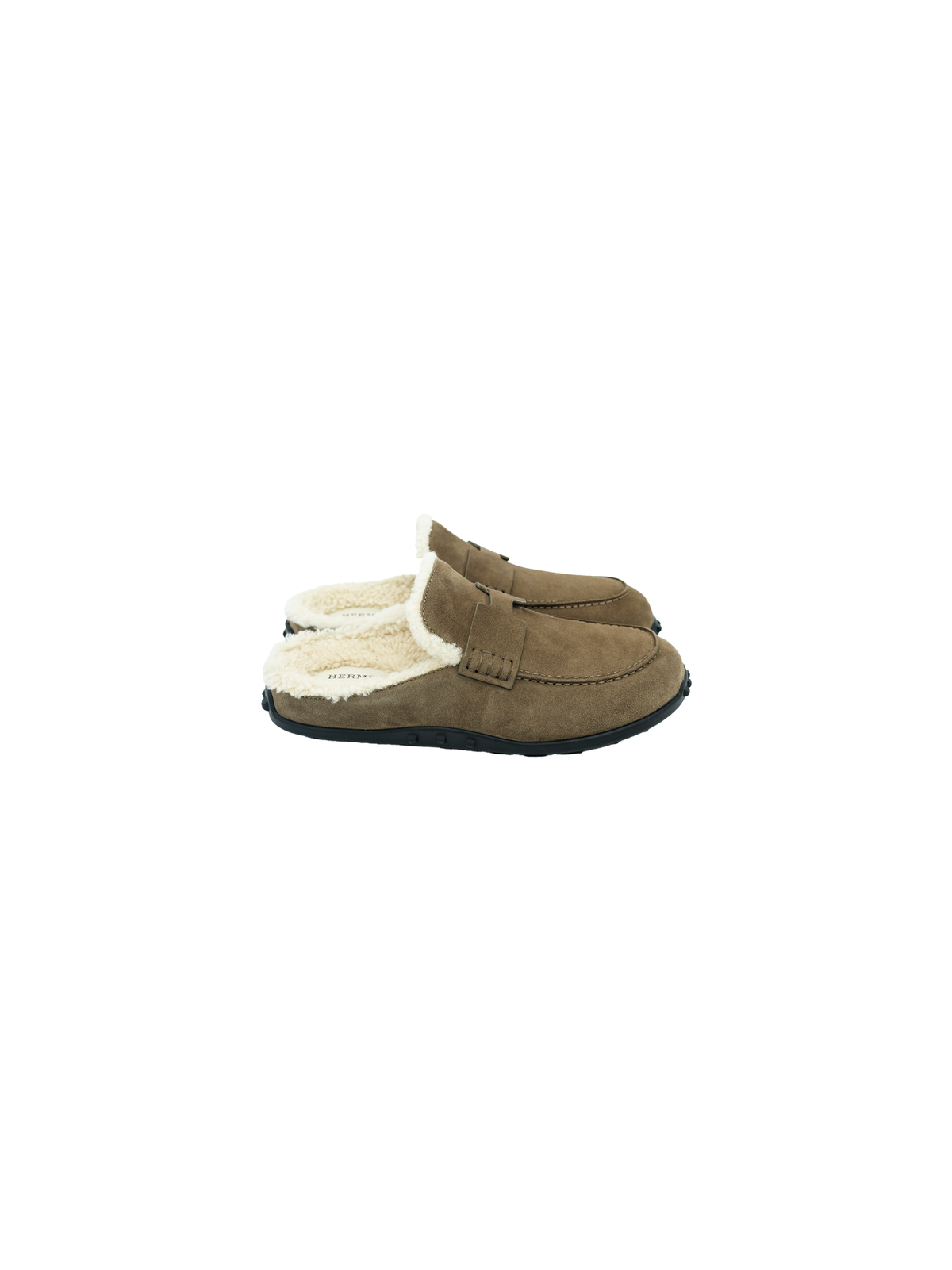 NEW HERMÈS MIX MULE SHOE BEIGE SABLE