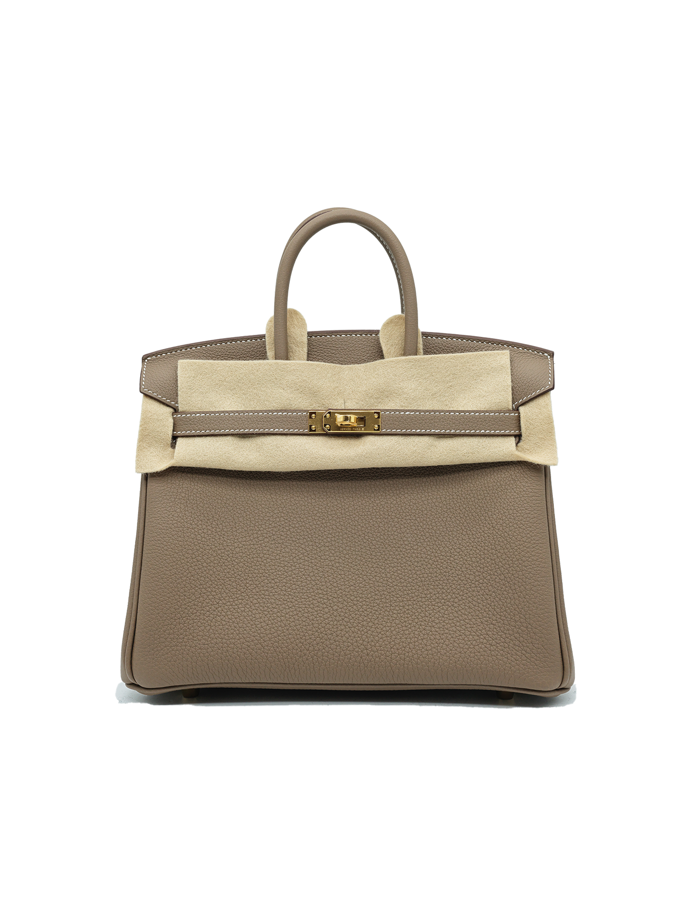 NEW HERMÈS BIRKIN 25 TOGO ETOUPE GHW