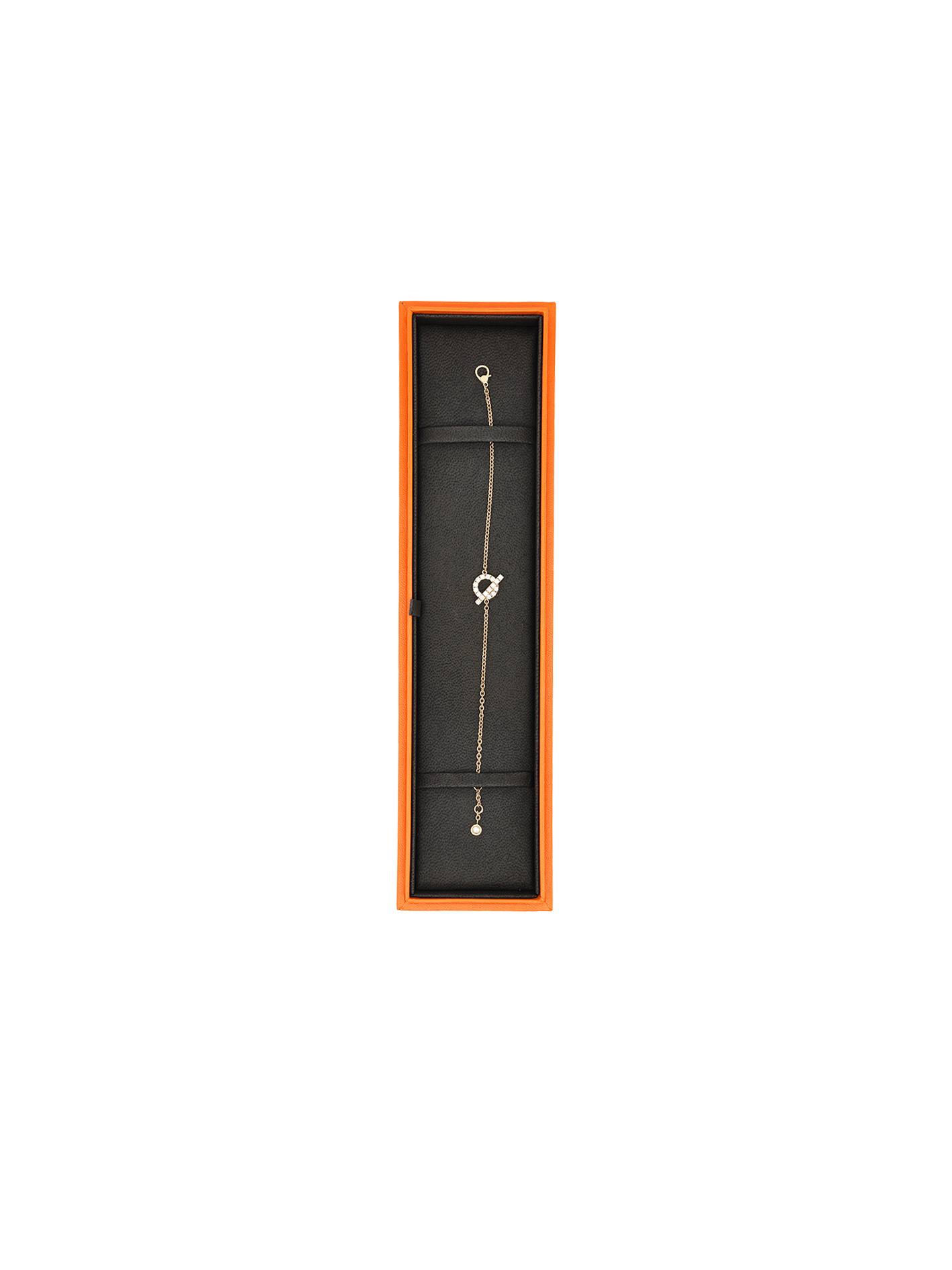 PRE-LOVED HERMÈS FINESSE BRACELET WITH DIAMOND ROSE GOLD