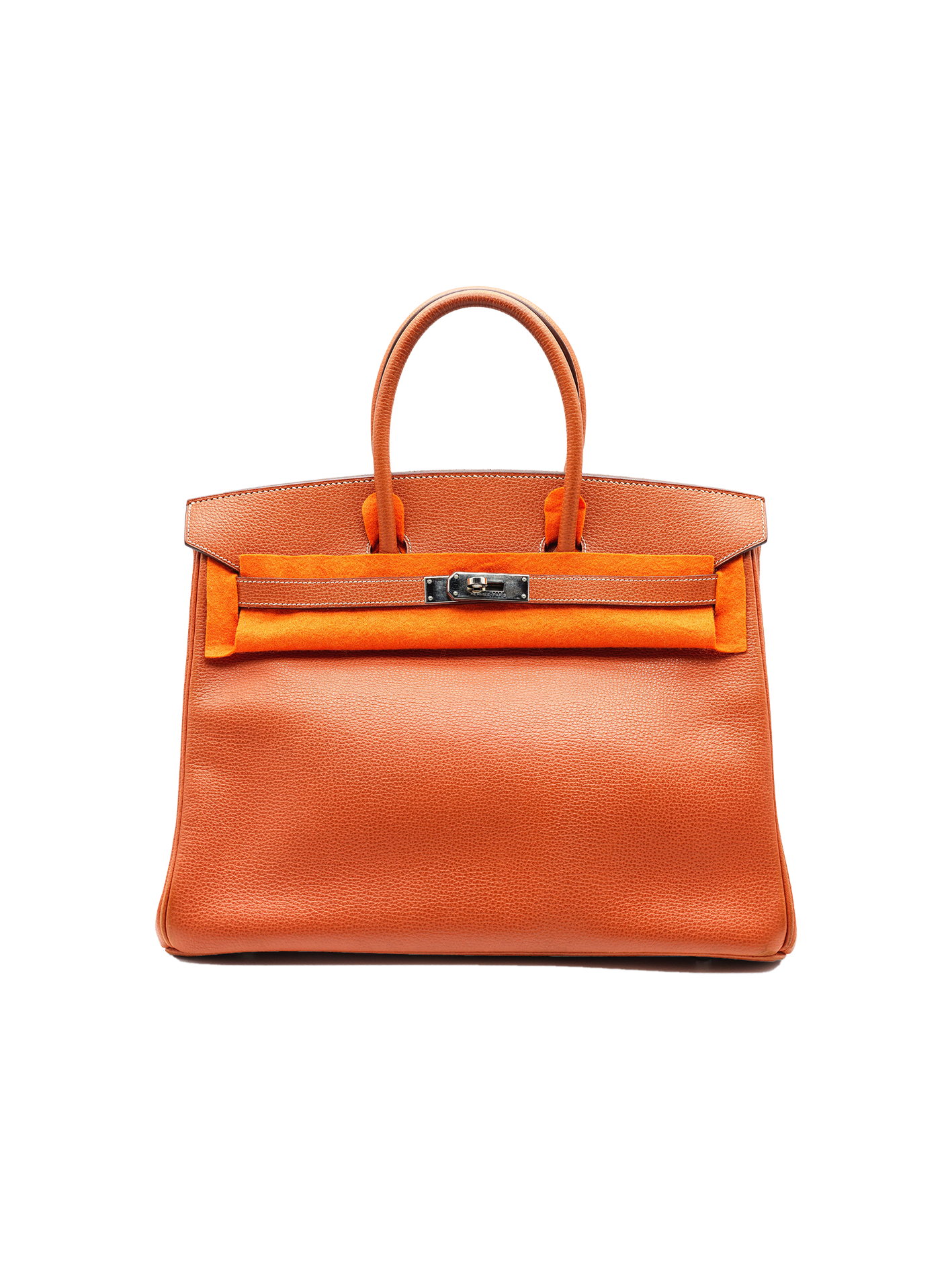 PRE-LOVED HERMES BIRKIN 35 TOGO PUMPKIN ORANGE PHW