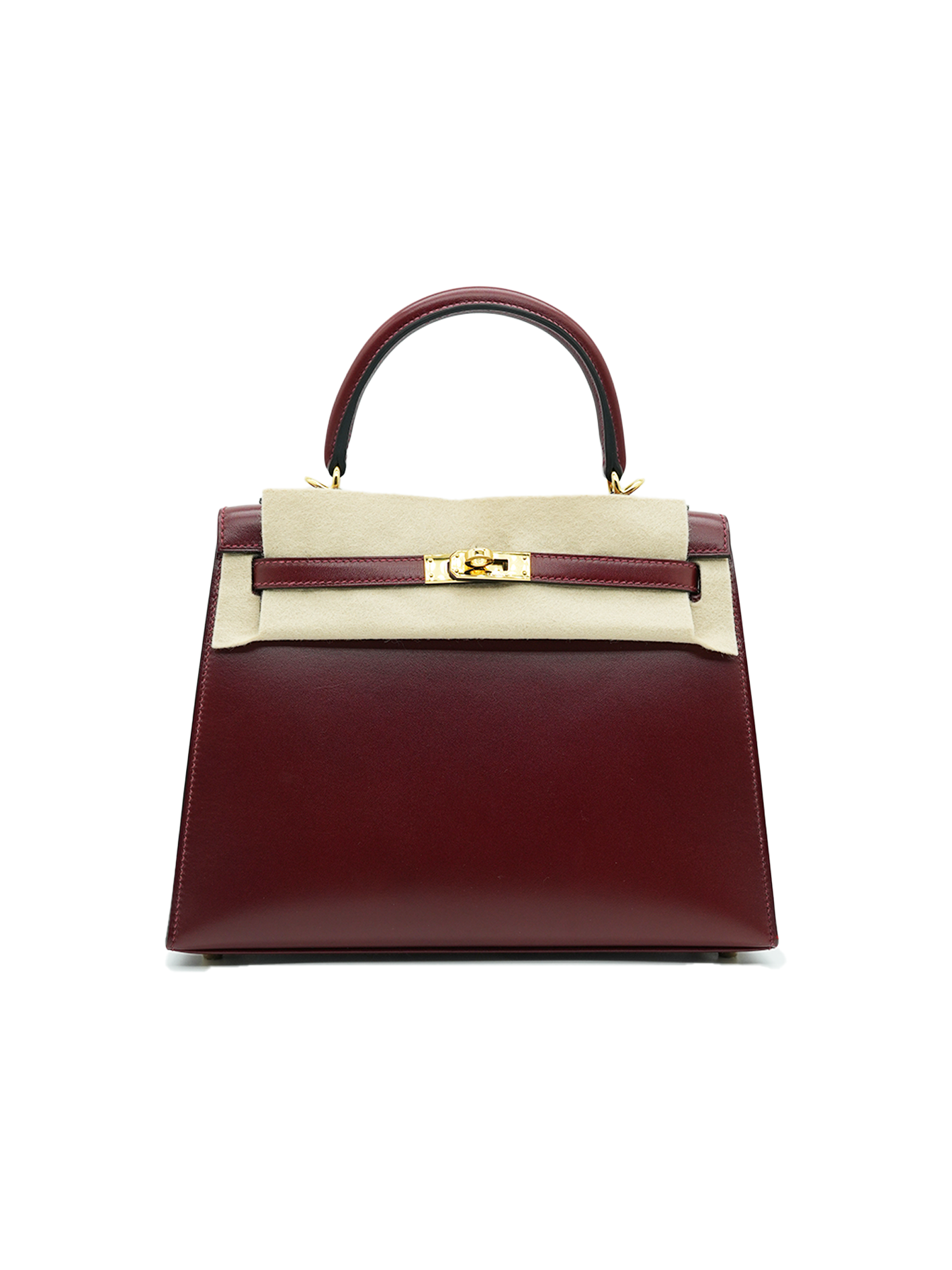 PRE-LOVED HERMÈS KELLY 25 BOX ROUGE H GHW