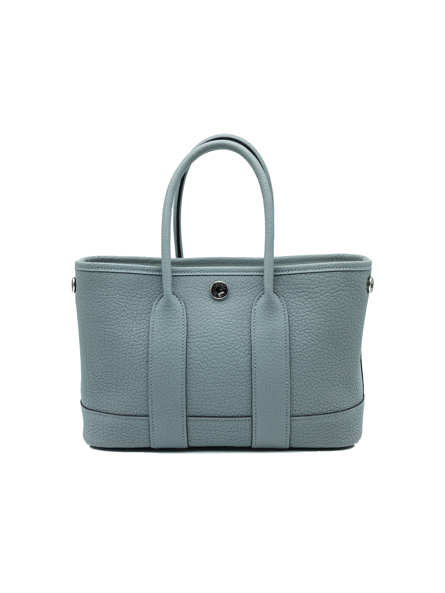 PRE-LOVED HERMÈS MINI GARDEN PARTY NEGONDA GRIS PANTIN PHW