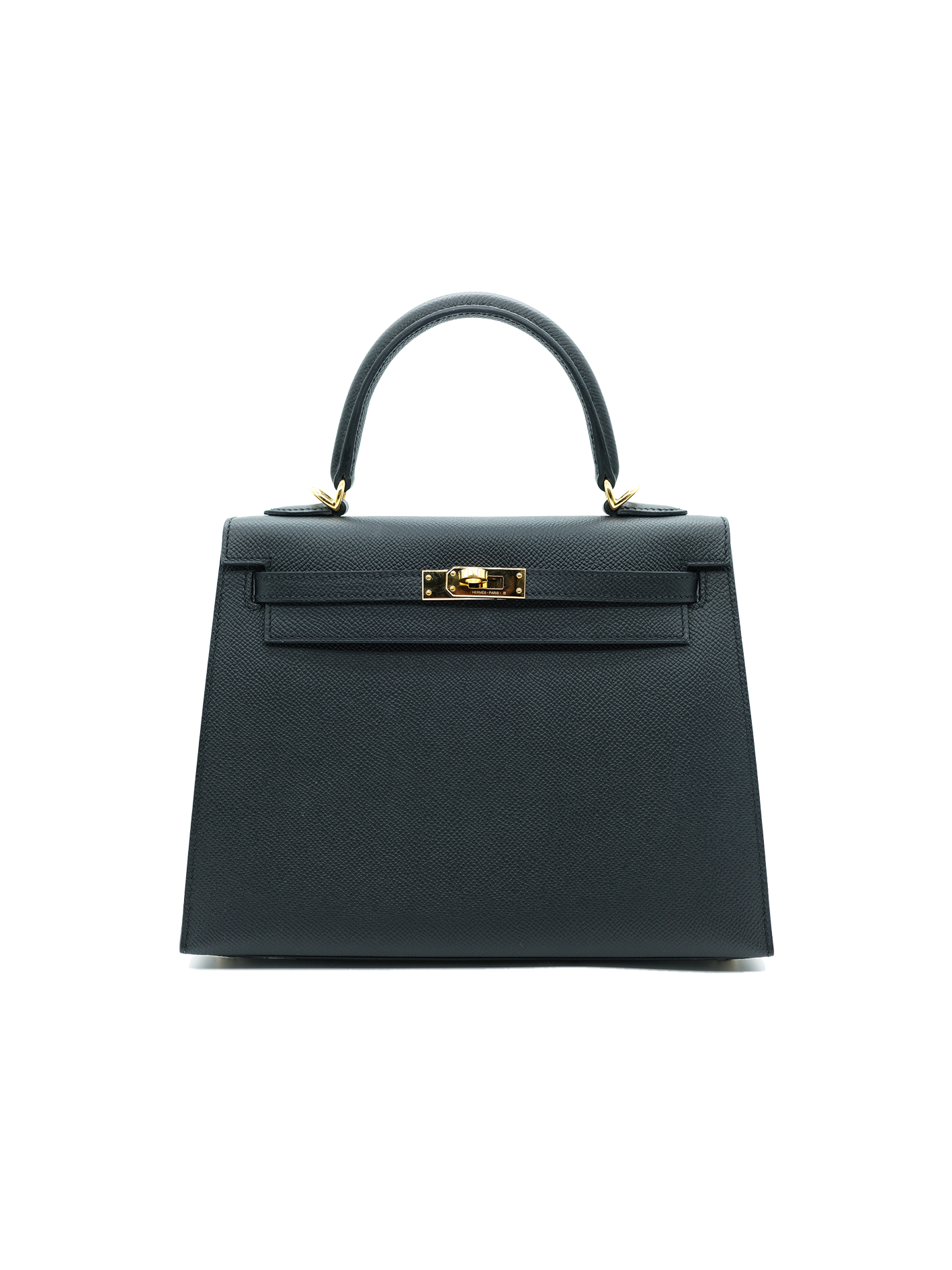 PRE-LOVED HERMÈS KELLY 25 EPSOM BLACK GHW