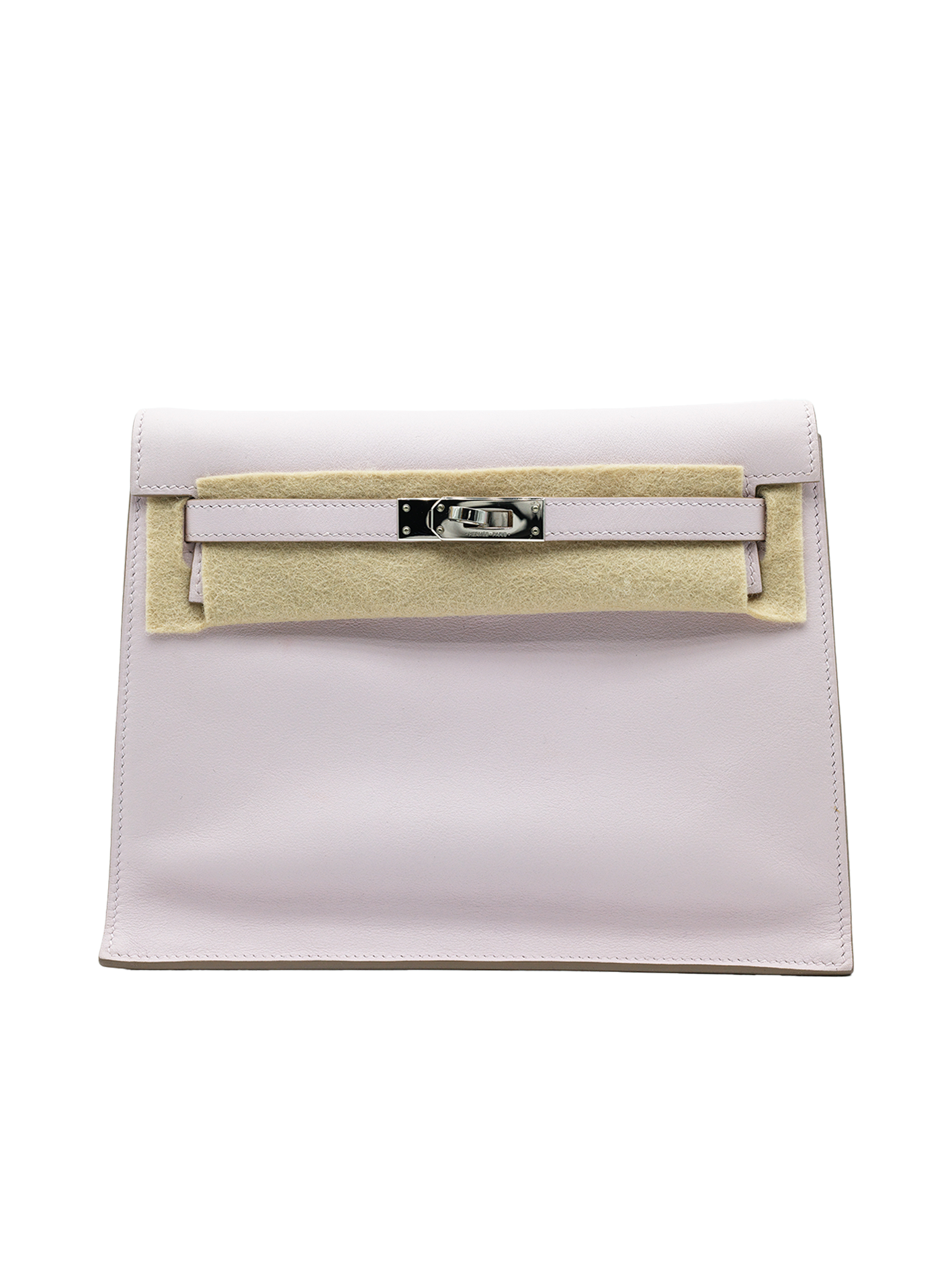 PRE-LOVED HERMÈS KELLY DANSE SWIFT MAUVE PALE PHW