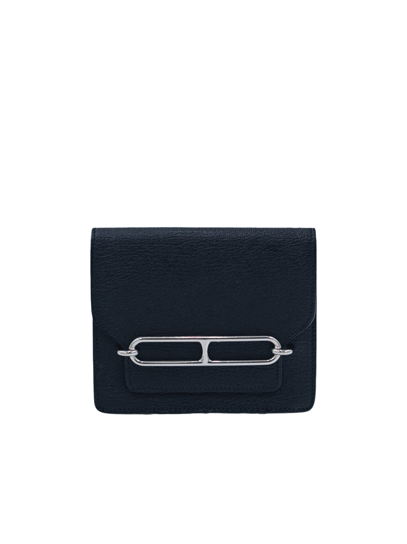 PRE-LOVED HERMÈS ROULIS SLIM MYSORE LEATHER BLACK PHW