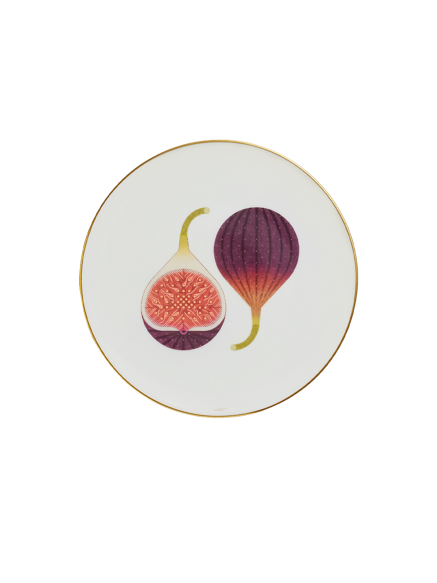 NEW HERMÈS KAORUMI DESSERT PLATE FIG