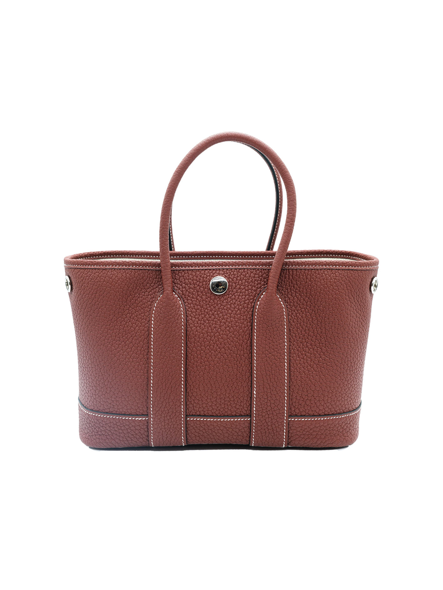 NEW HERMÈS MINI GARDEN PARTY TOGO ROUGH H PHW